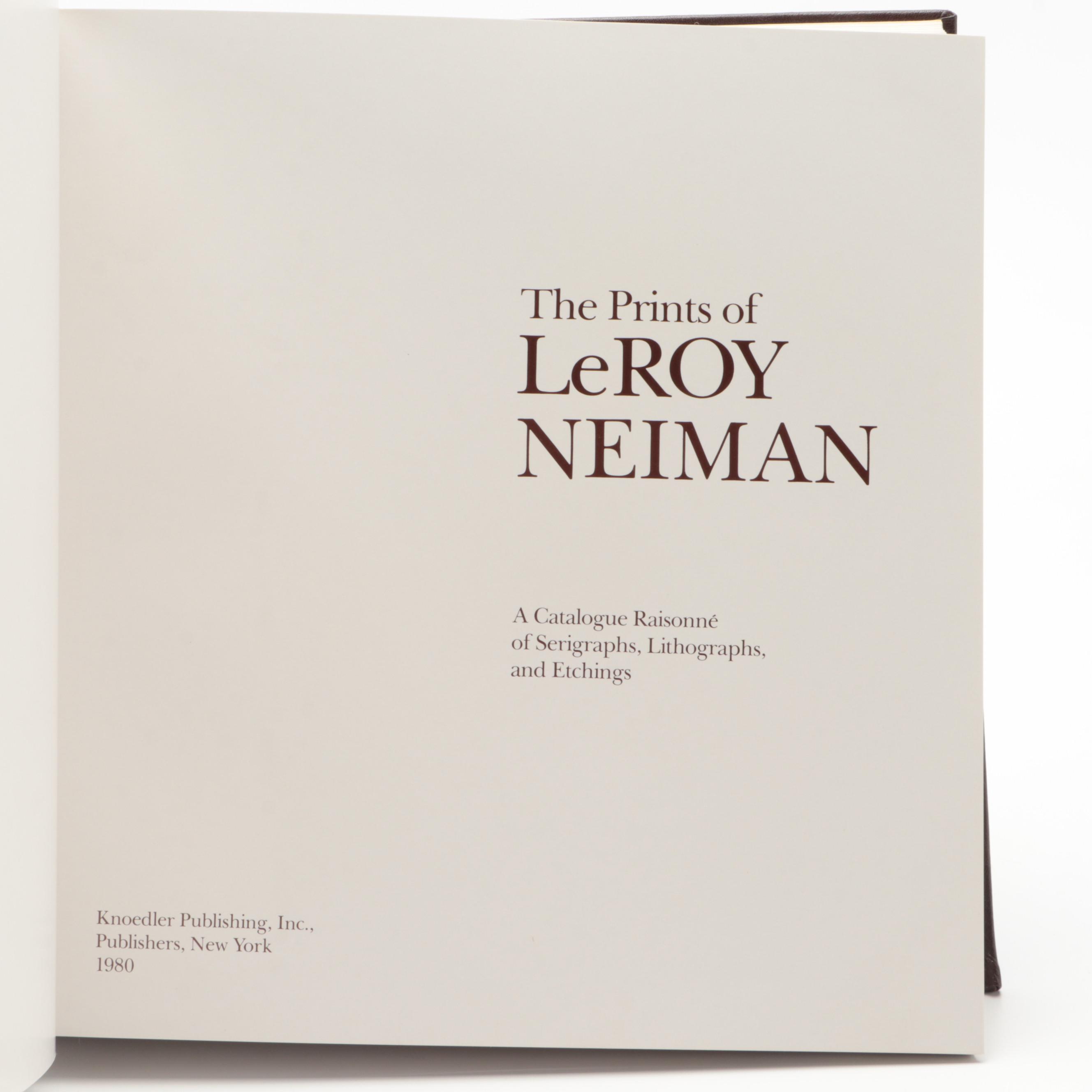Signed Limited Edition "The Prints of LeRoy Neiman: A Catalogue Raisonné," 1980
