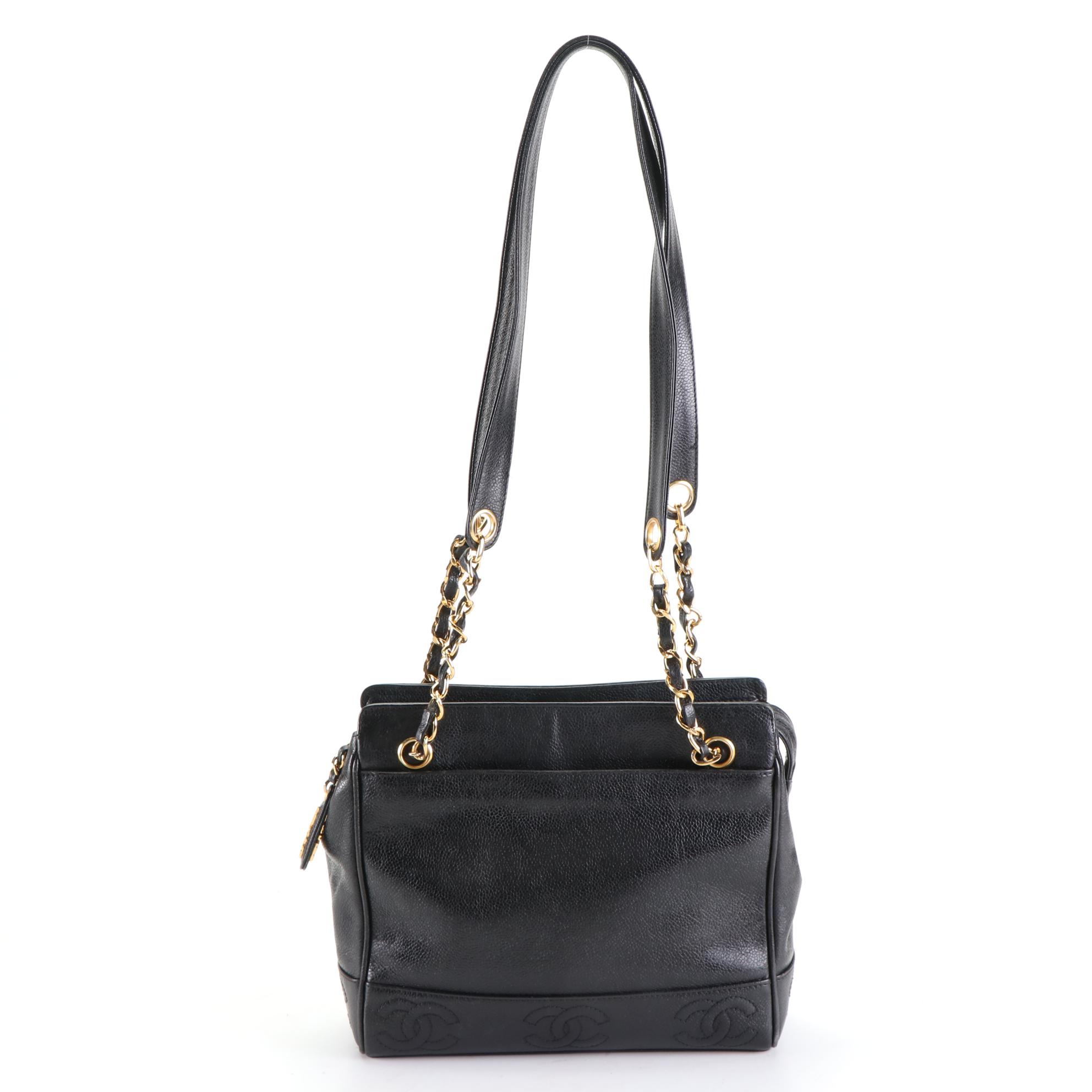 Chanel Caviar Leather Shoulder Bag