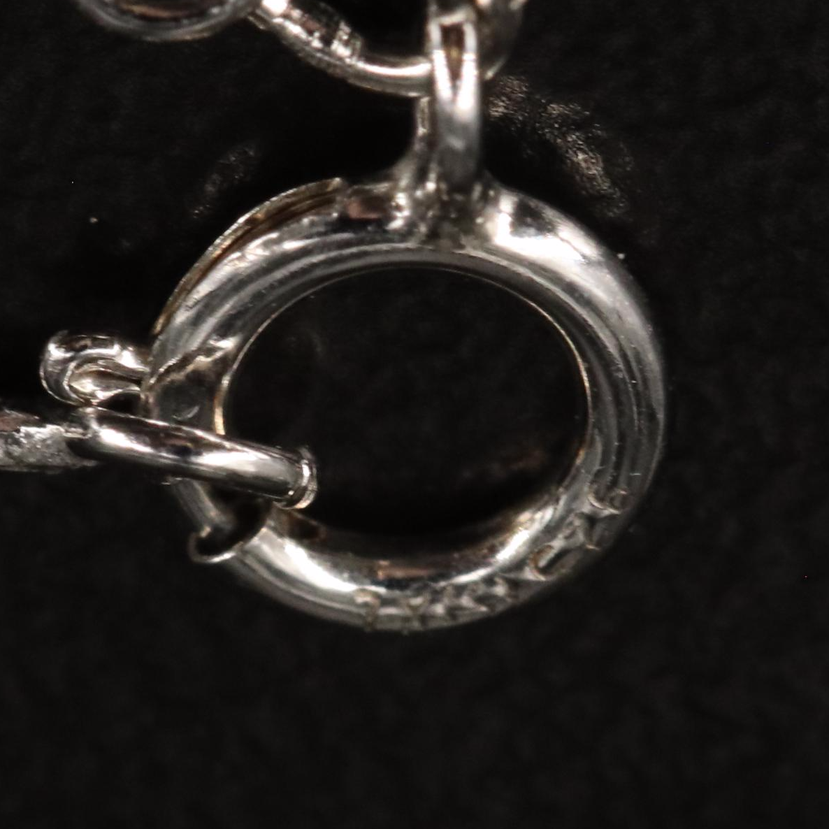 Sterling Pearl and White Topaz Pendant Necklace