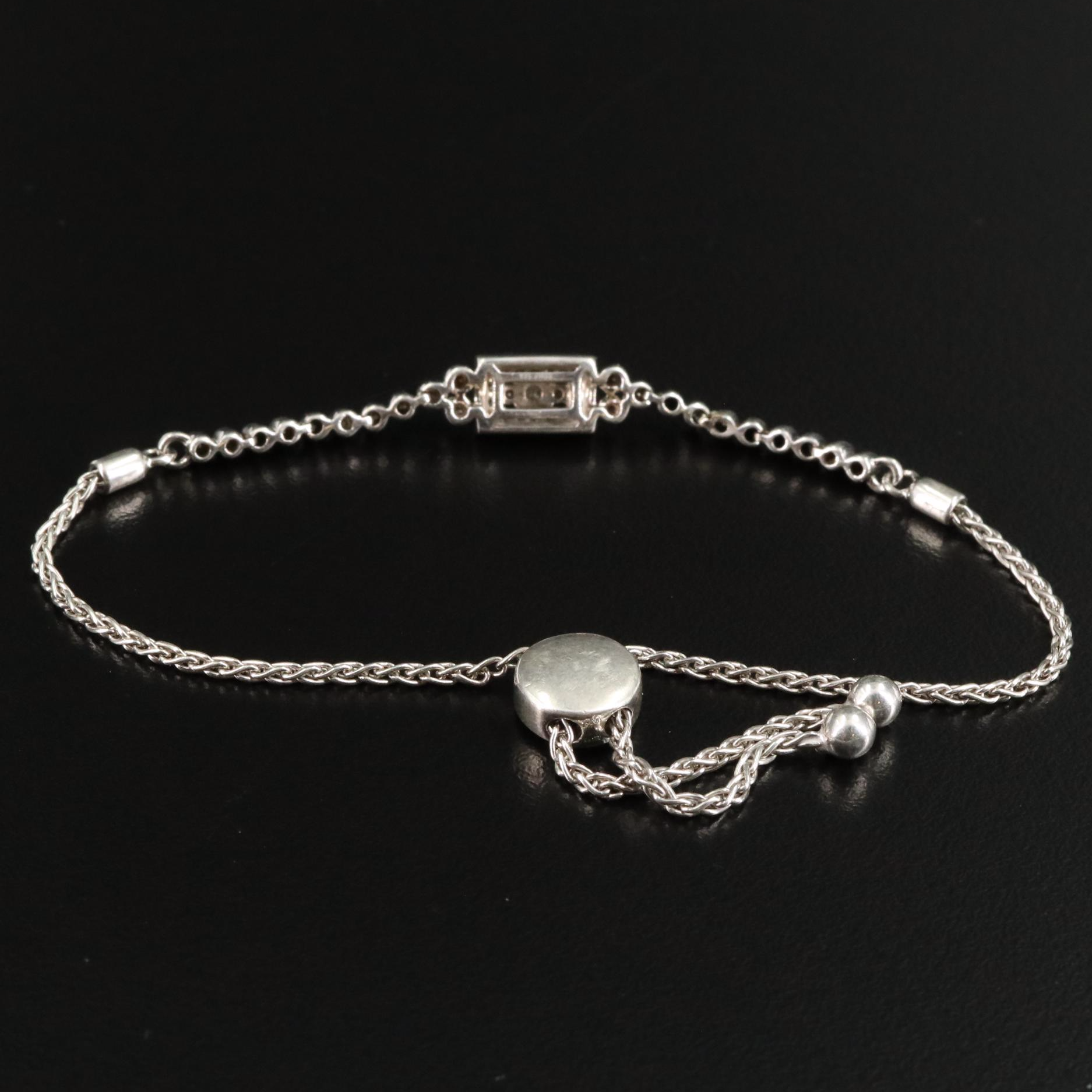 Sterling 0.34 CTW Diamond Bracelet