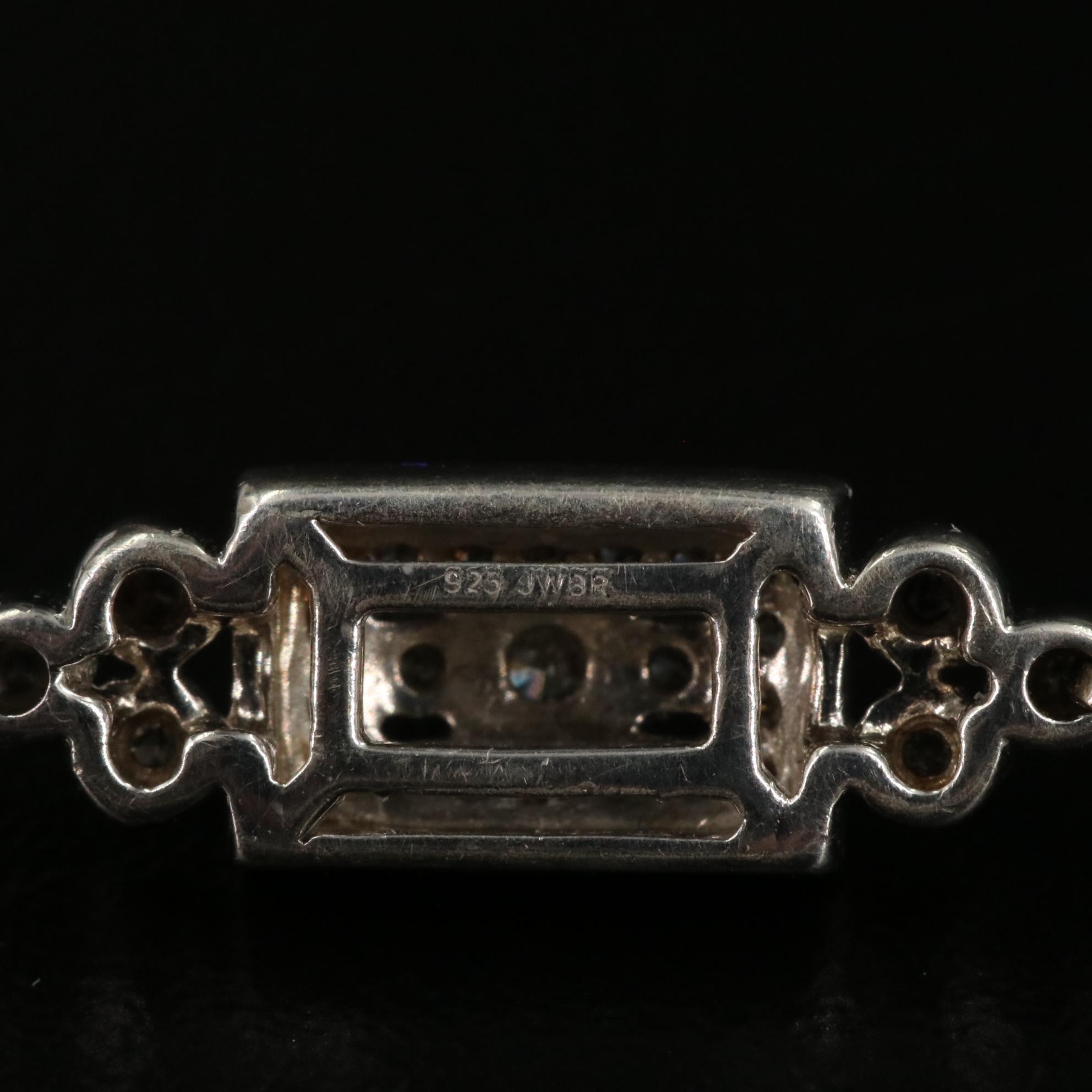 Sterling 0.34 CTW Diamond Bracelet