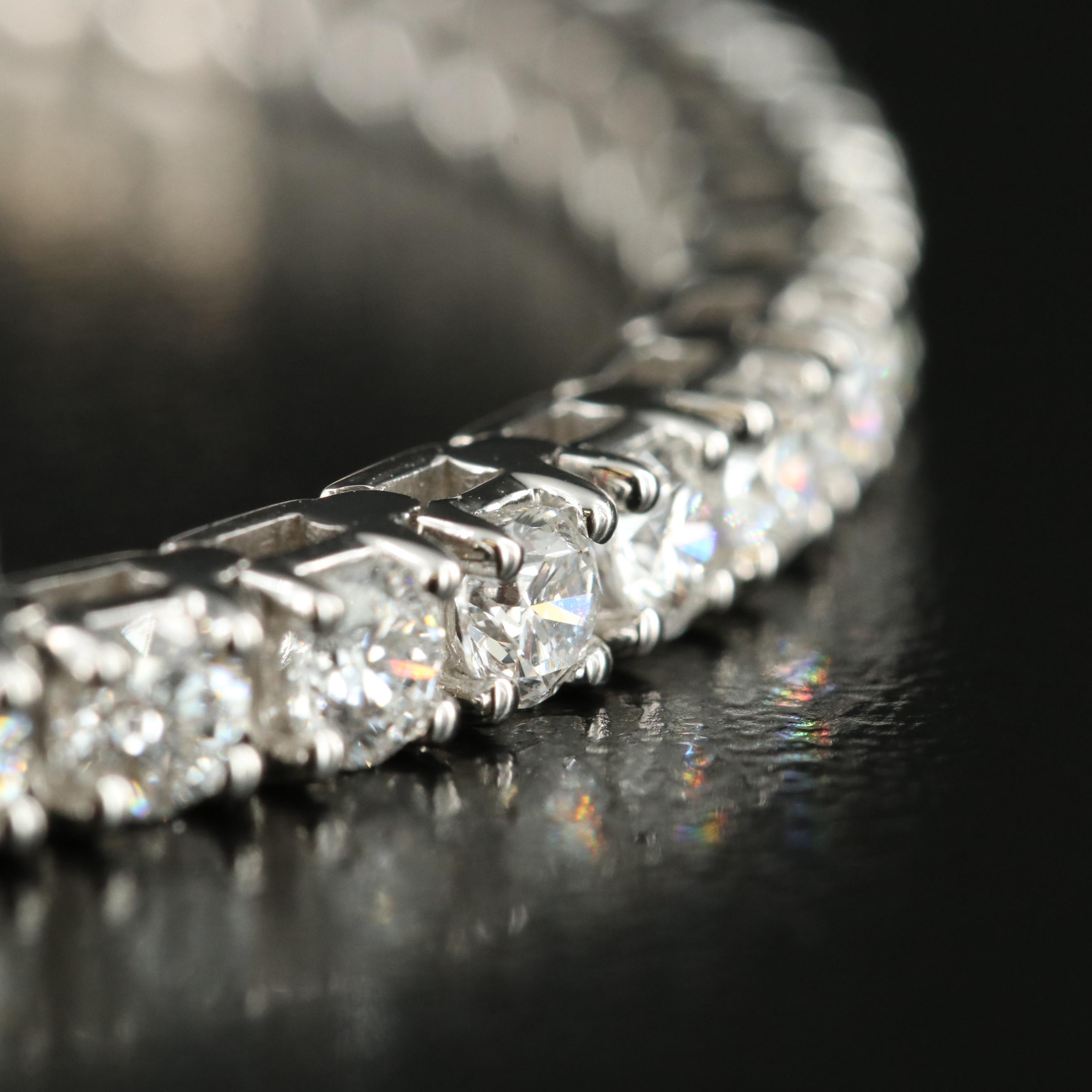 14K 6.00 CTW Lab Grown Diamond Line Bracelet