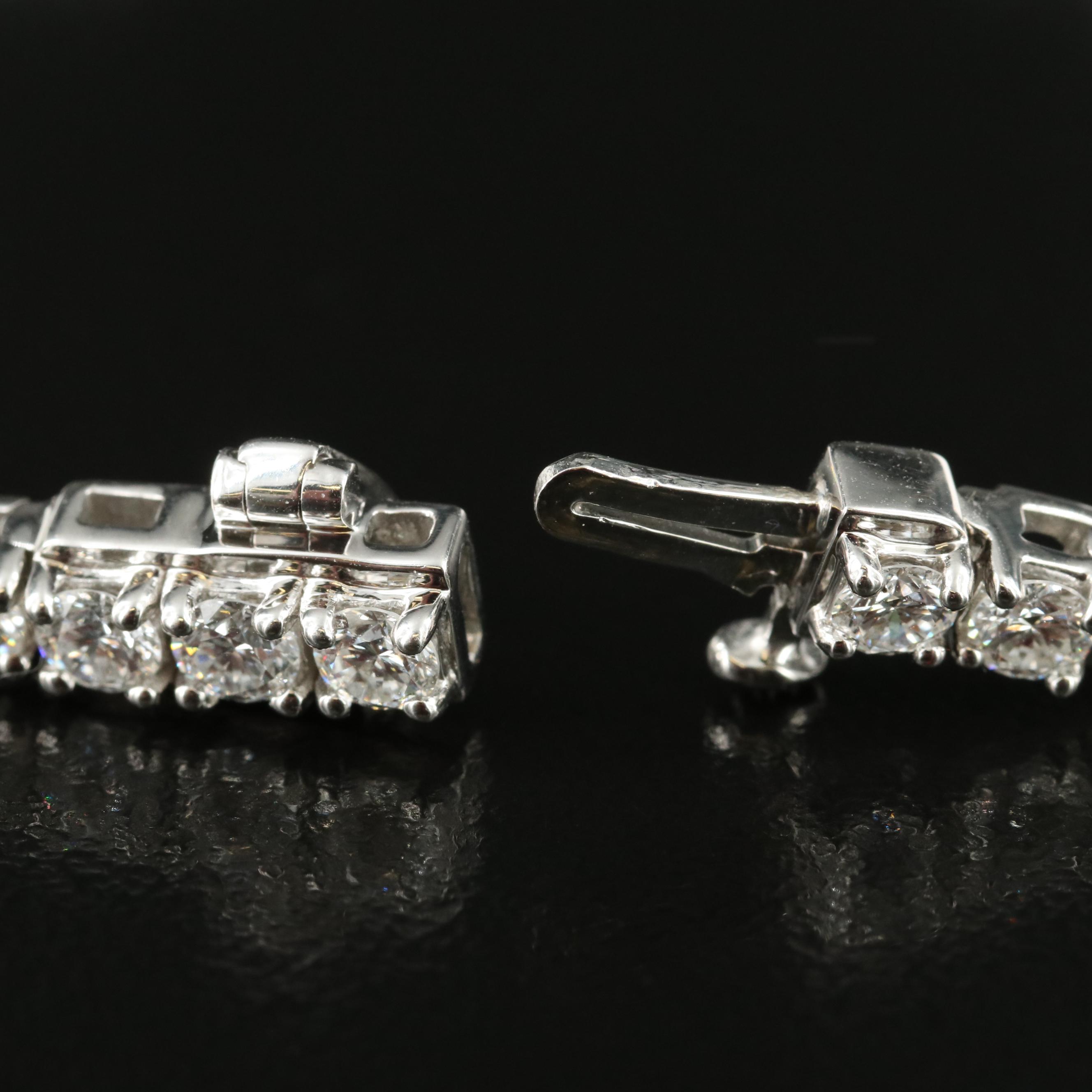 14K 6.00 CTW Lab Grown Diamond Line Bracelet