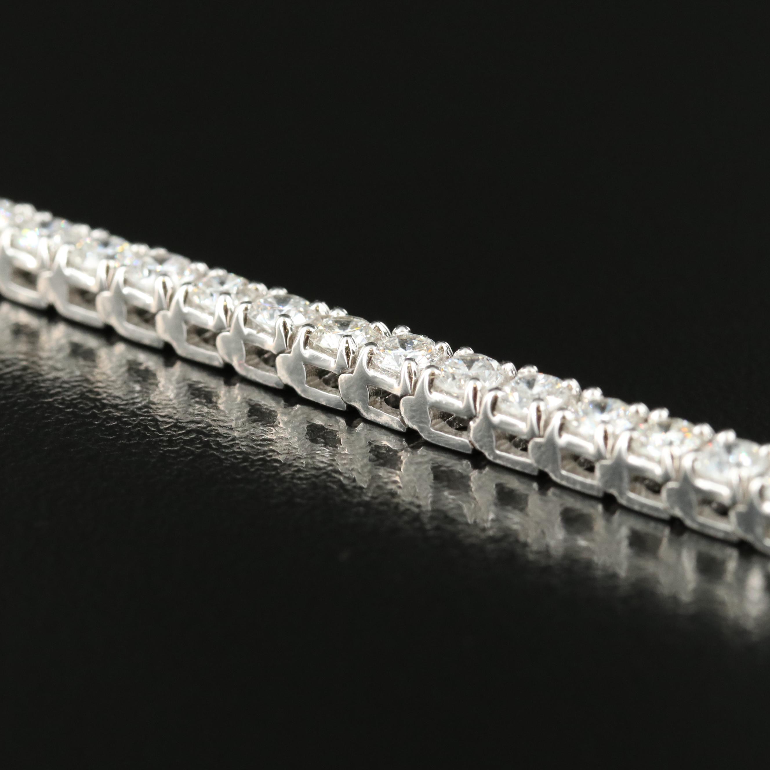 14K 6.00 CTW Lab Grown Diamond Line Bracelet
