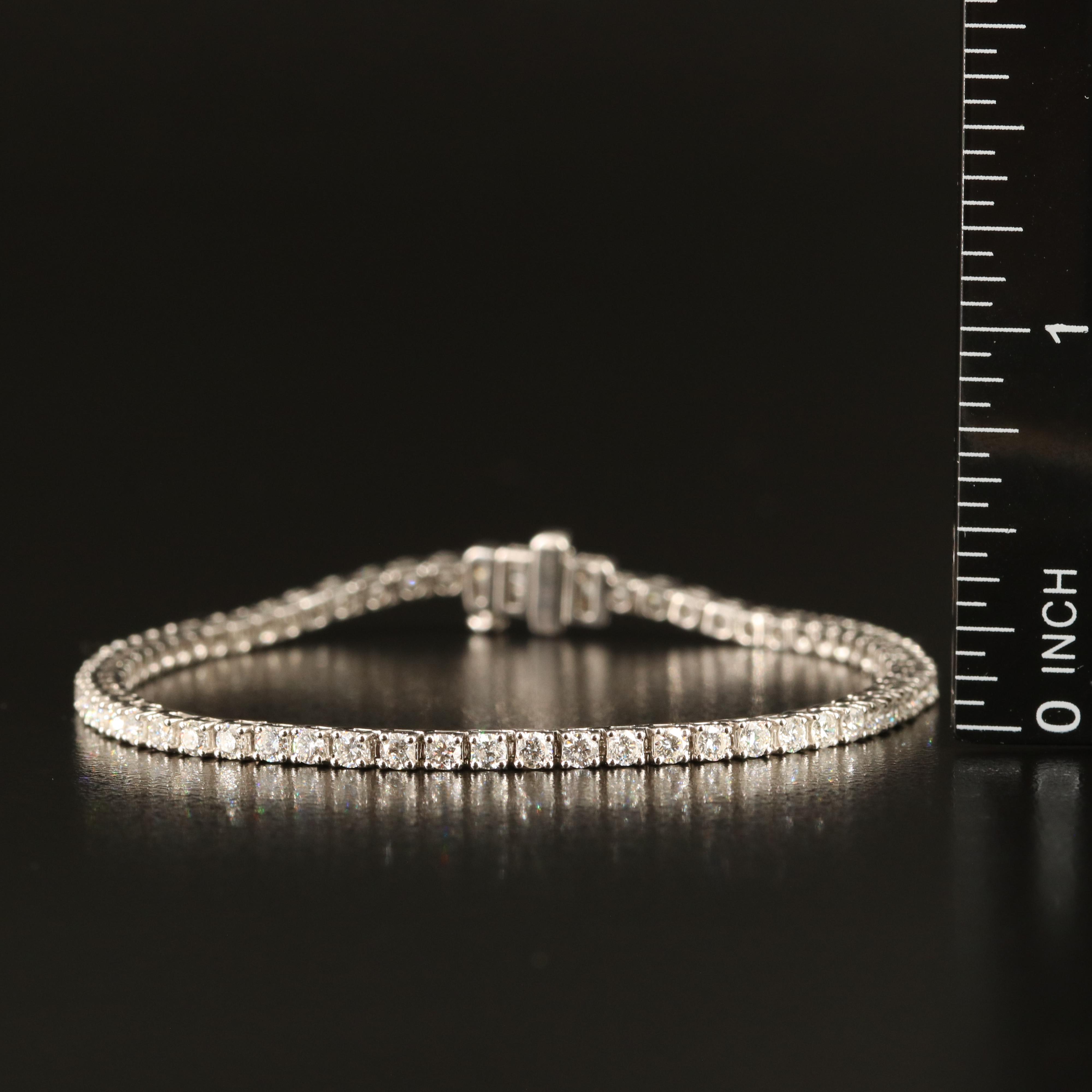 14K 2.52 CTW Lab Grown Diamond Line Bracelet