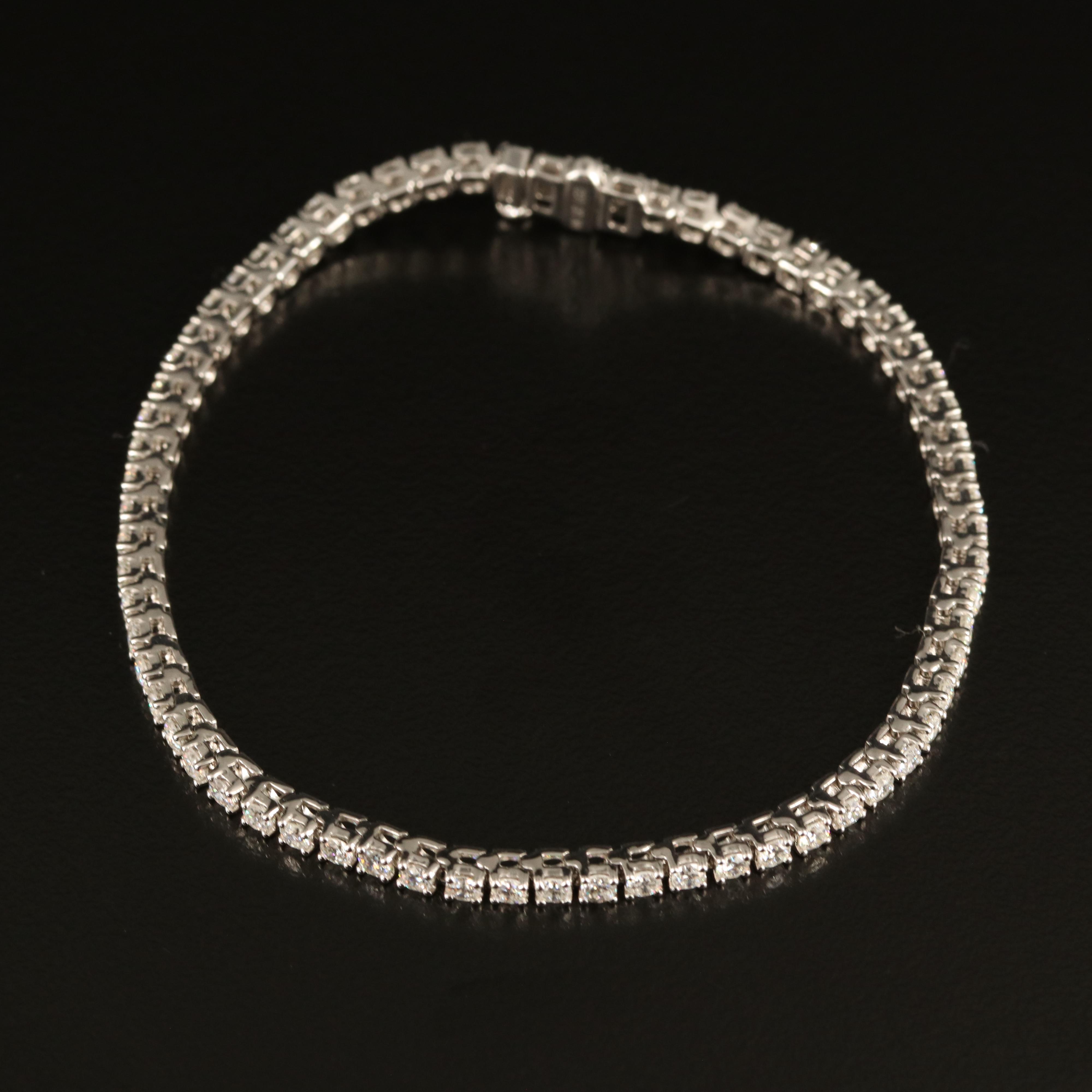 14K 2.52 CTW Lab Grown Diamond Line Bracelet