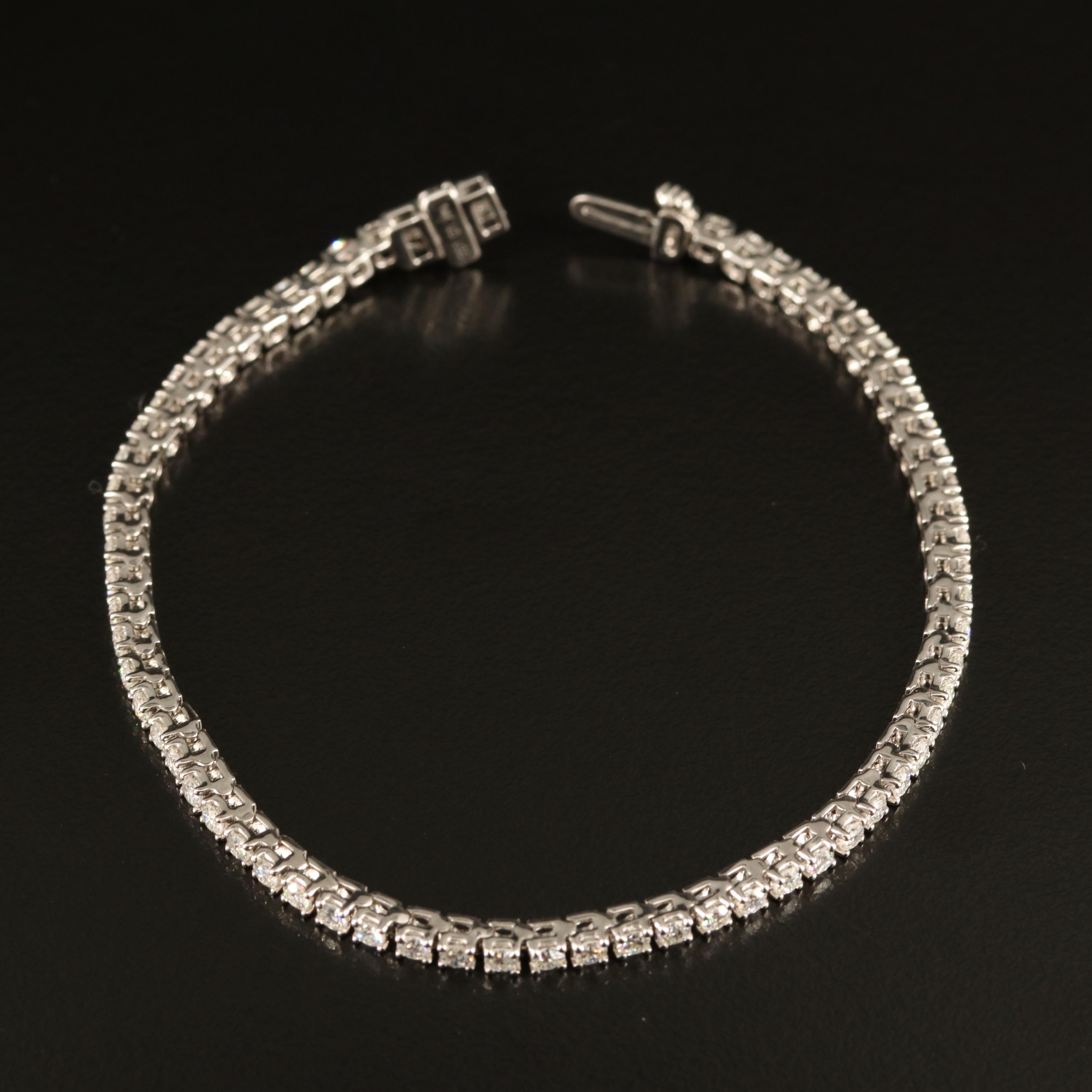 14K 2.52 CTW Lab Grown Diamond Line Bracelet