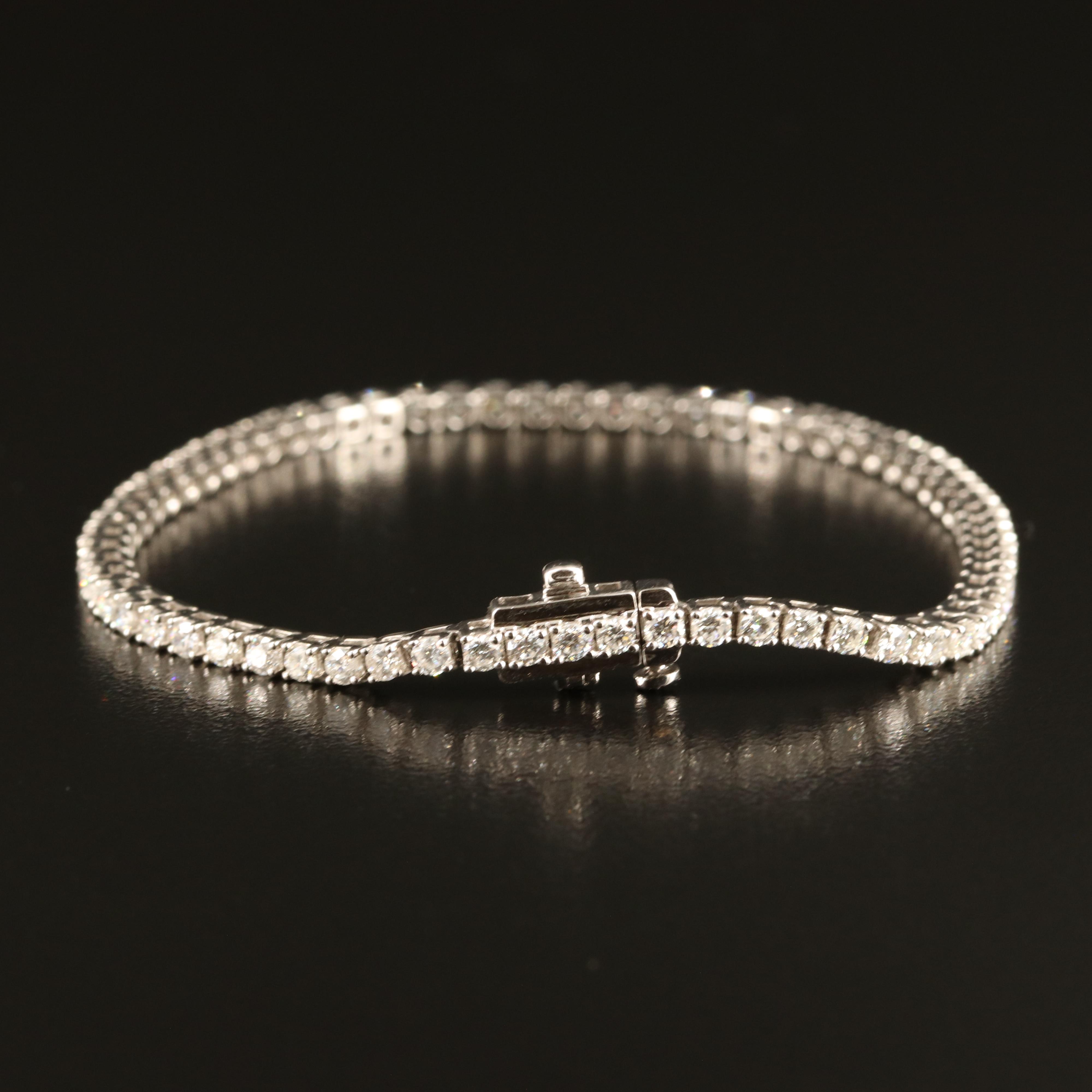 14K 2.52 CTW Lab Grown Diamond Line Bracelet