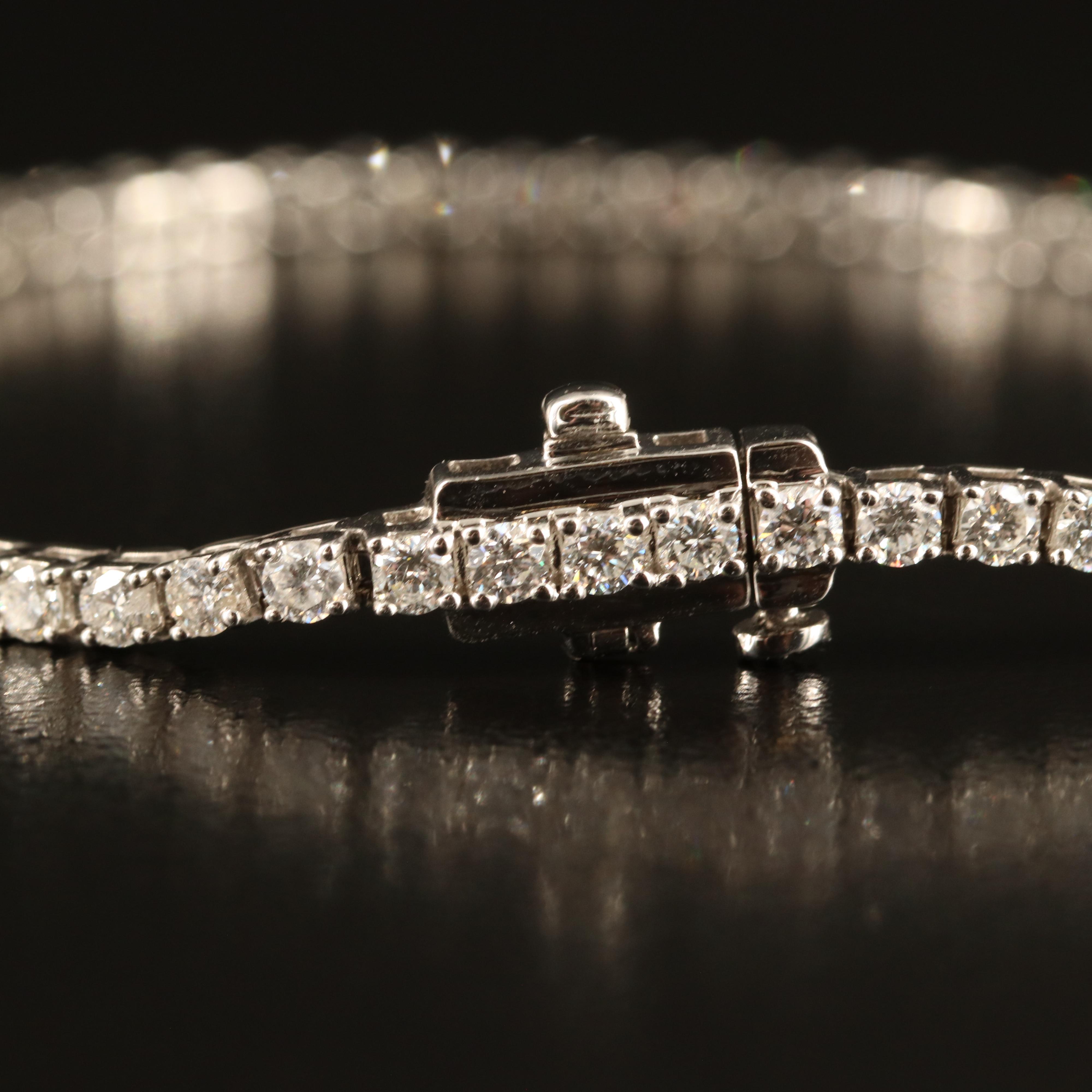 14K 2.52 CTW Lab Grown Diamond Line Bracelet
