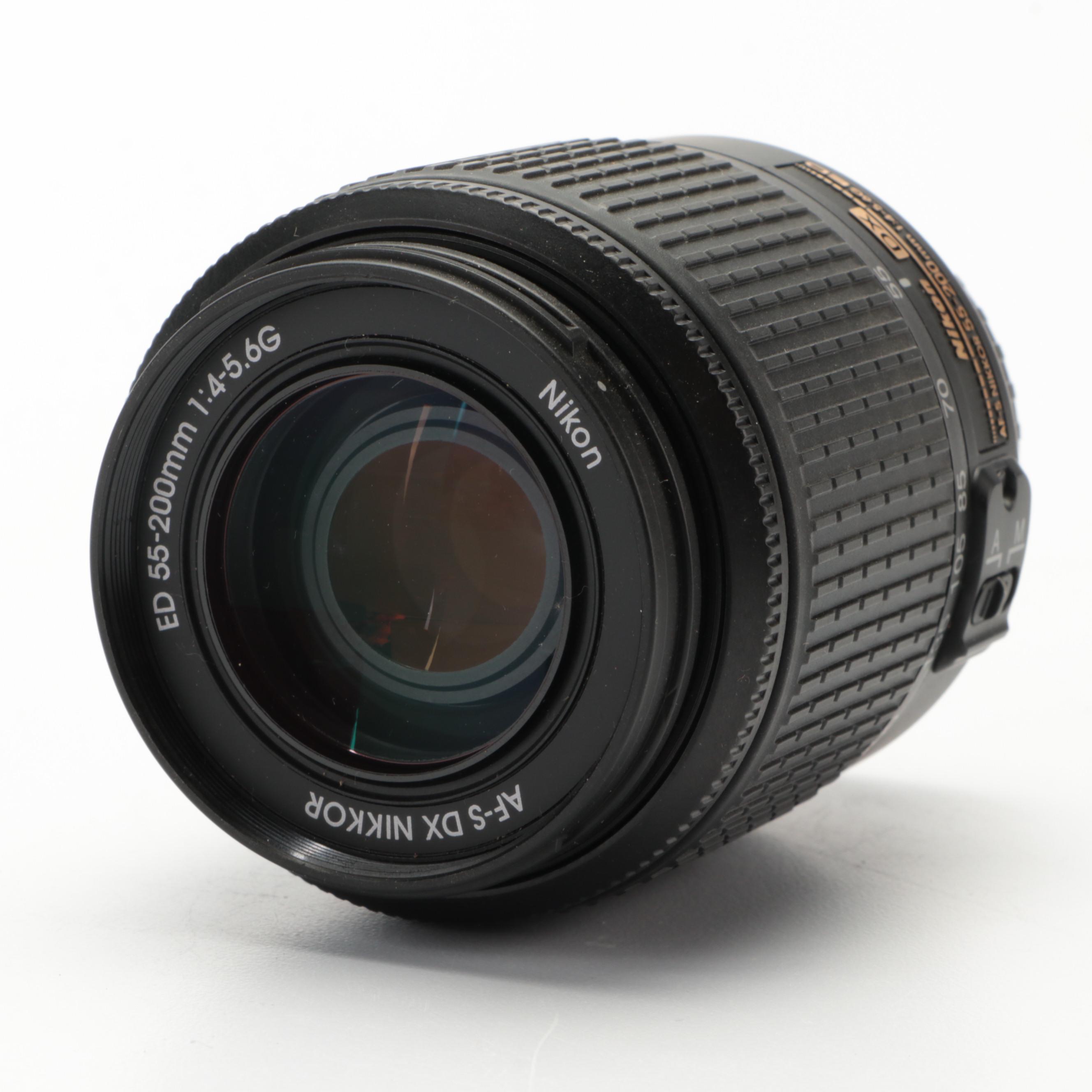 Nikon D3200 DSLR Camera, Double Zoom Lens Kit and Case