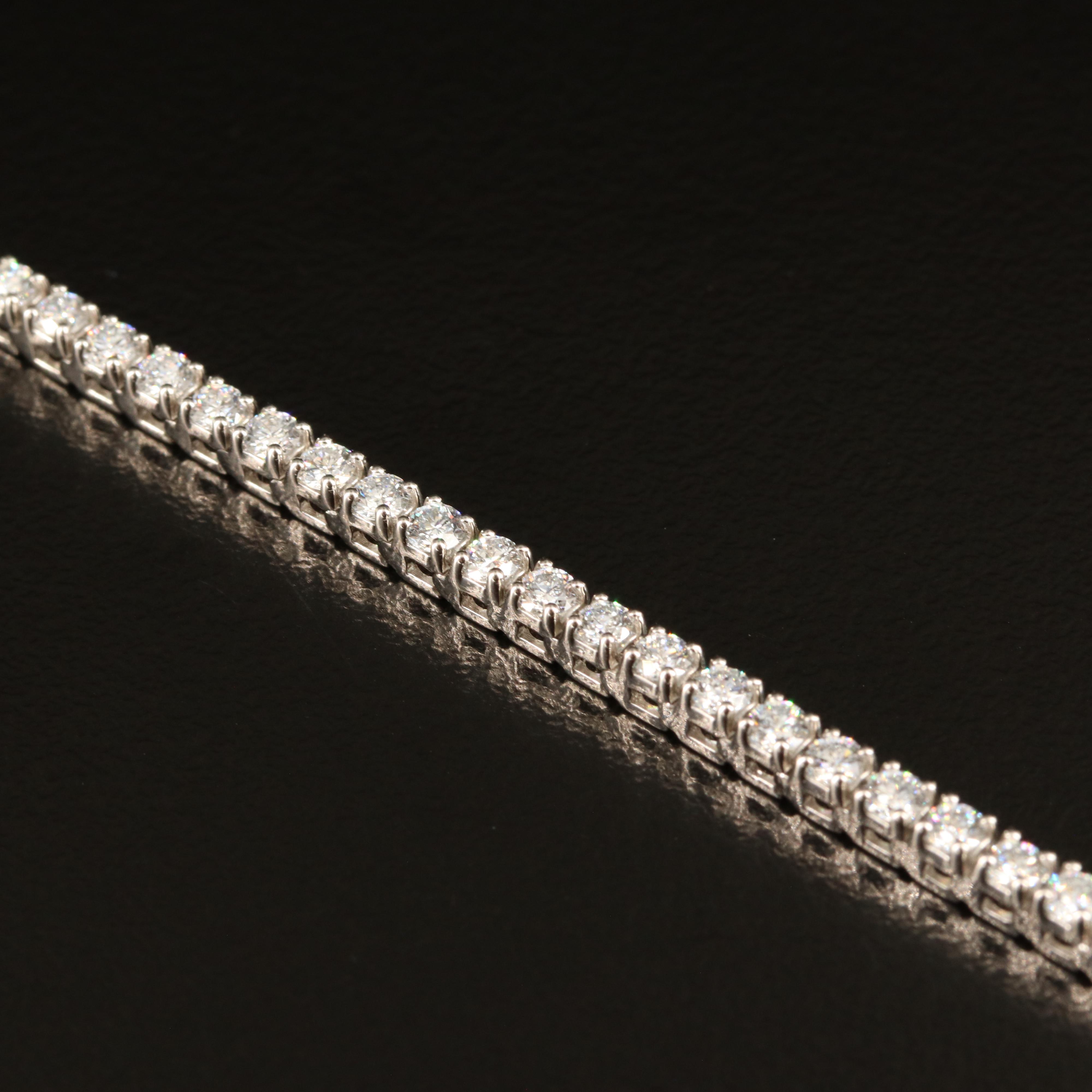 14K 2.85 CTW Lab Grown Diamond Line Bracelet