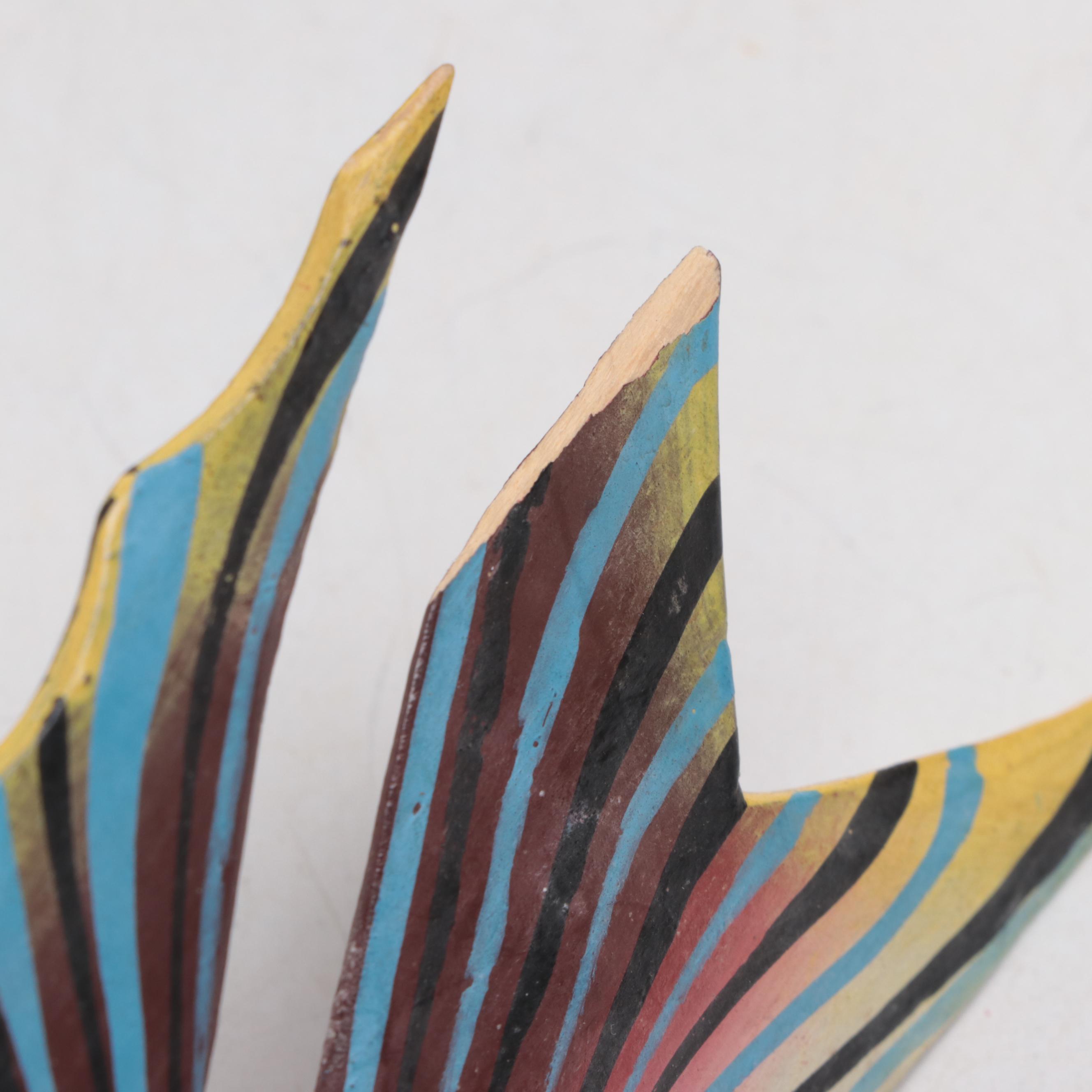 Wooden Fish and Fruit Napkin Rings with Other Table Linens