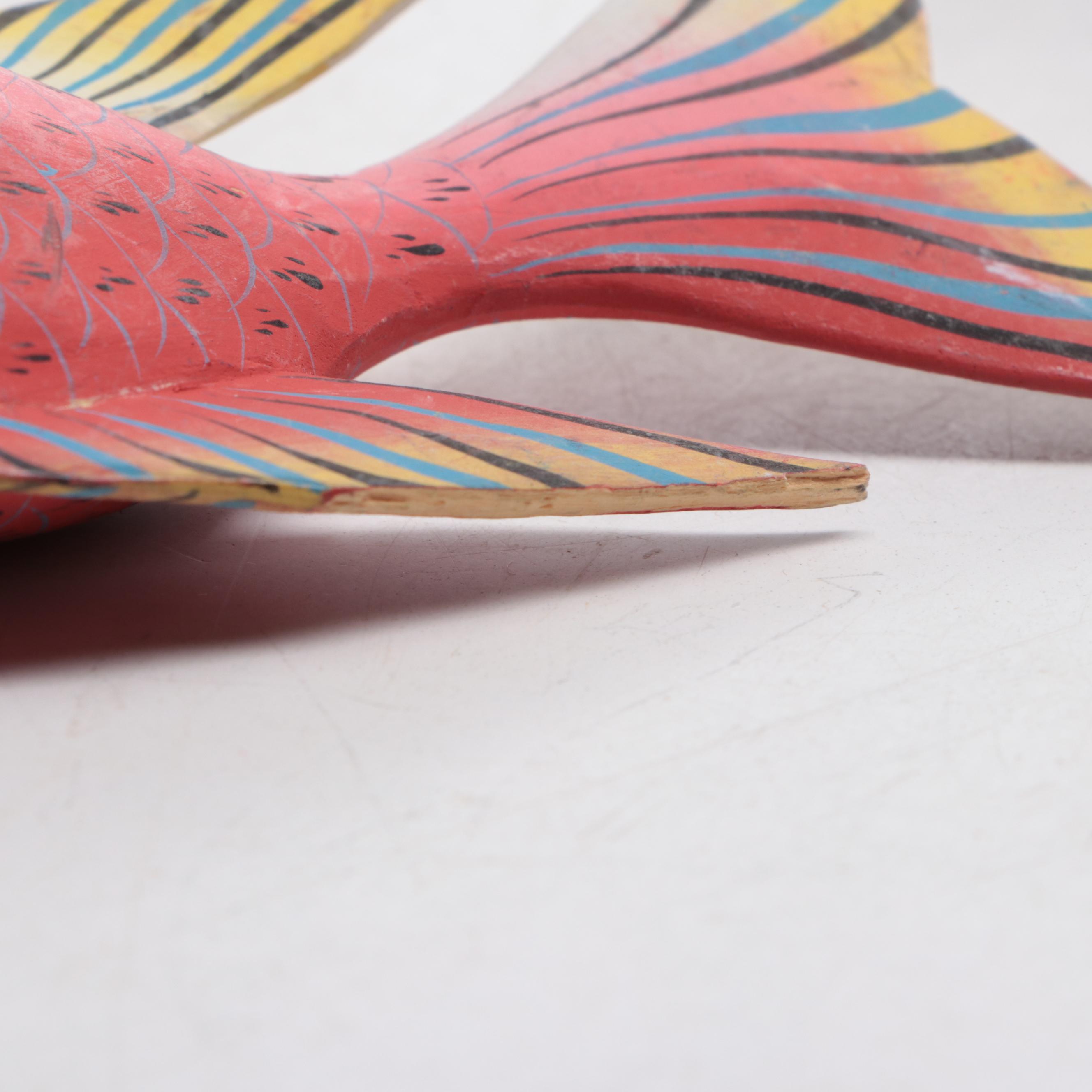 Wooden Fish and Fruit Napkin Rings with Other Table Linens