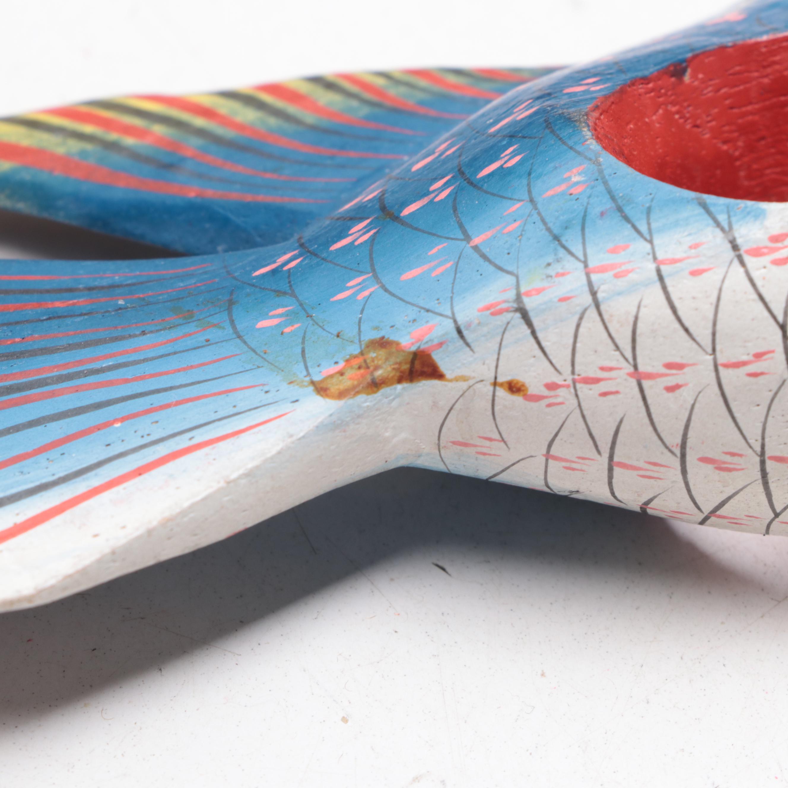 Wooden Fish and Fruit Napkin Rings with Other Table Linens