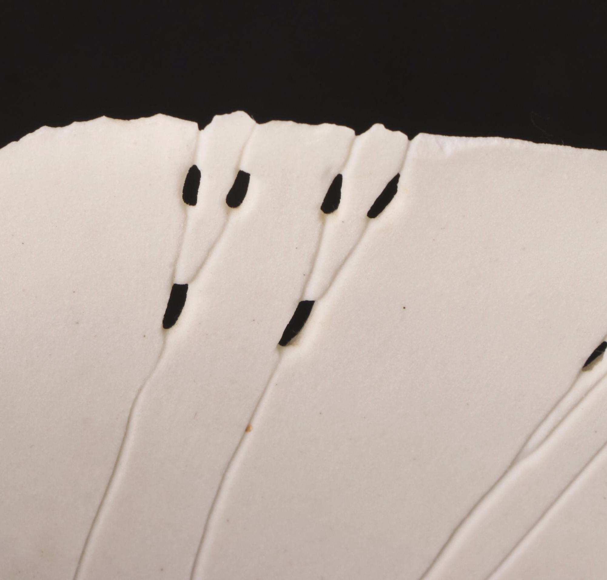 Thomas Berentson Benesh Porcelain Leaf Vase, 1983