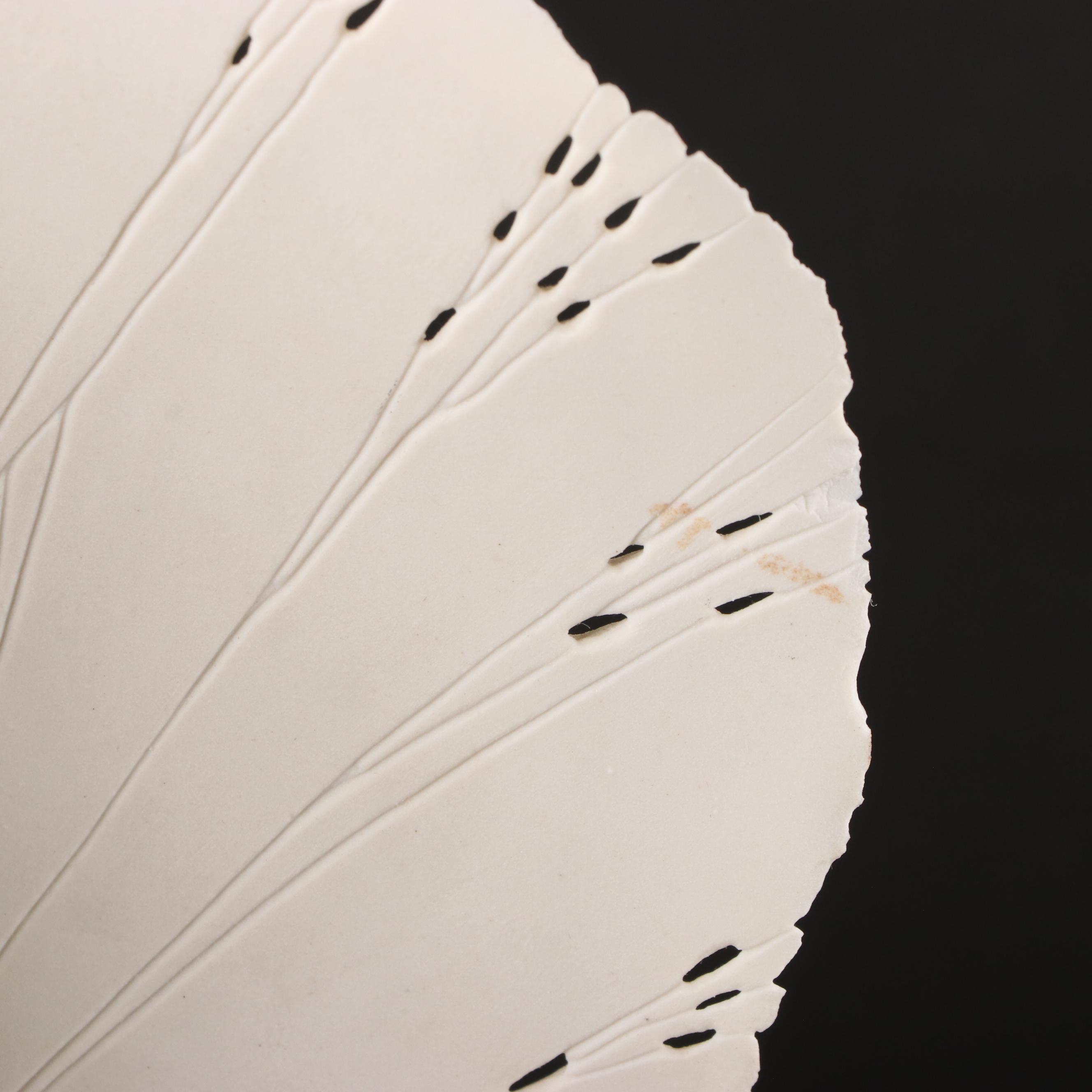 Thomas Berentson Benesh Porcelain Leaf Vase, 1983