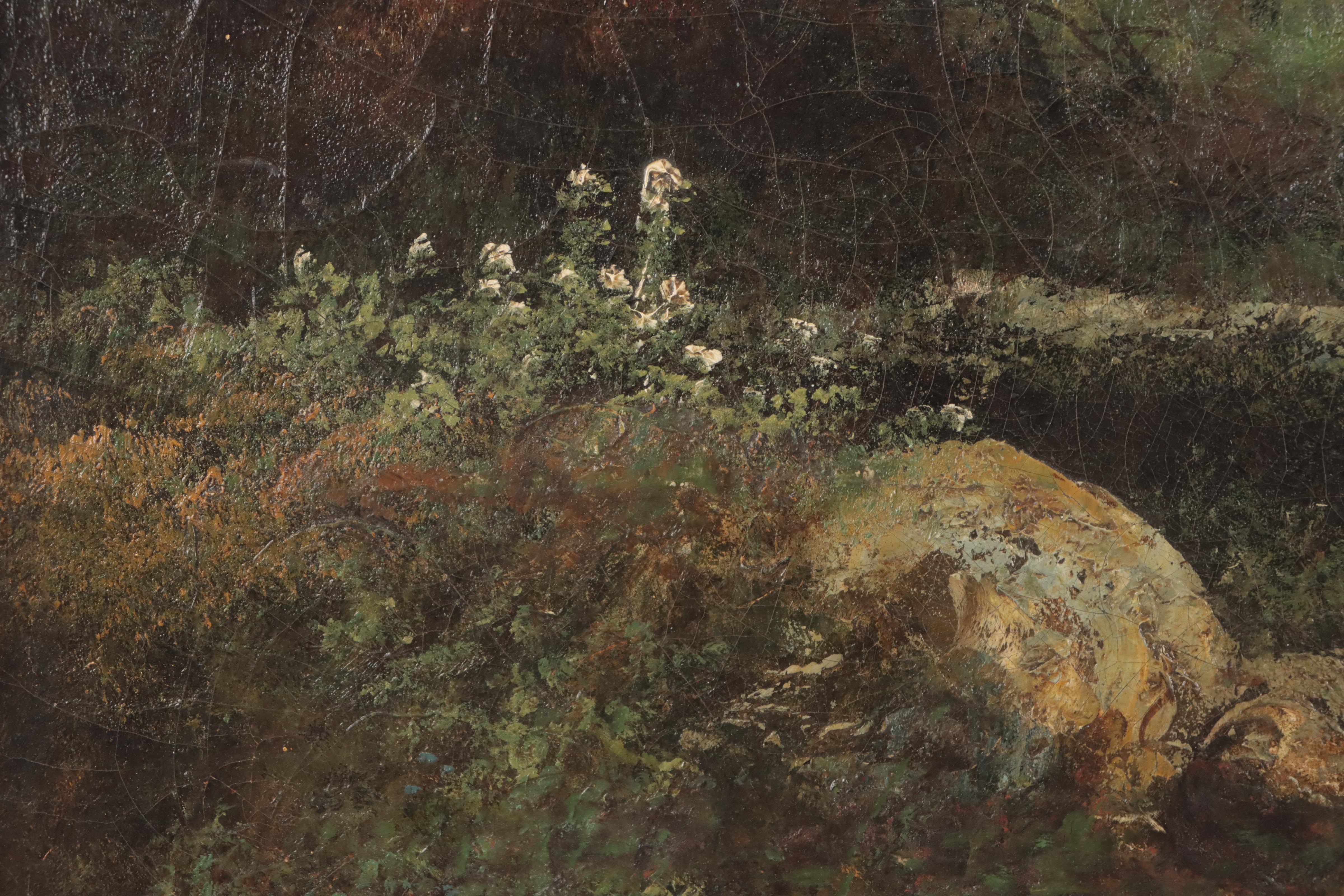 European School Landscape Oil Painting, Circa 1900