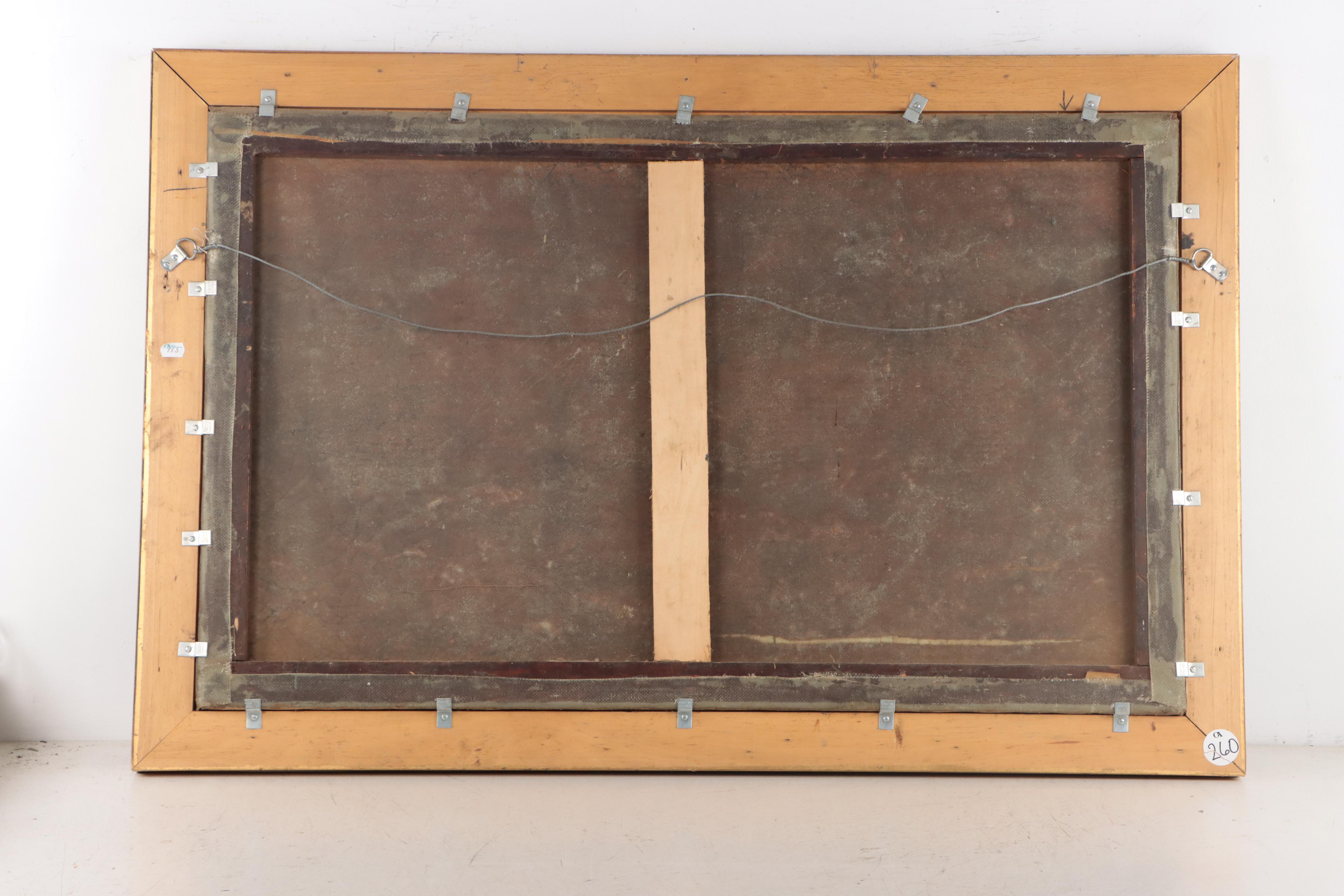 European School Landscape Oil Painting, Circa 1900