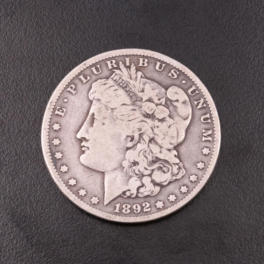 1892 Morgan Silver Dollar