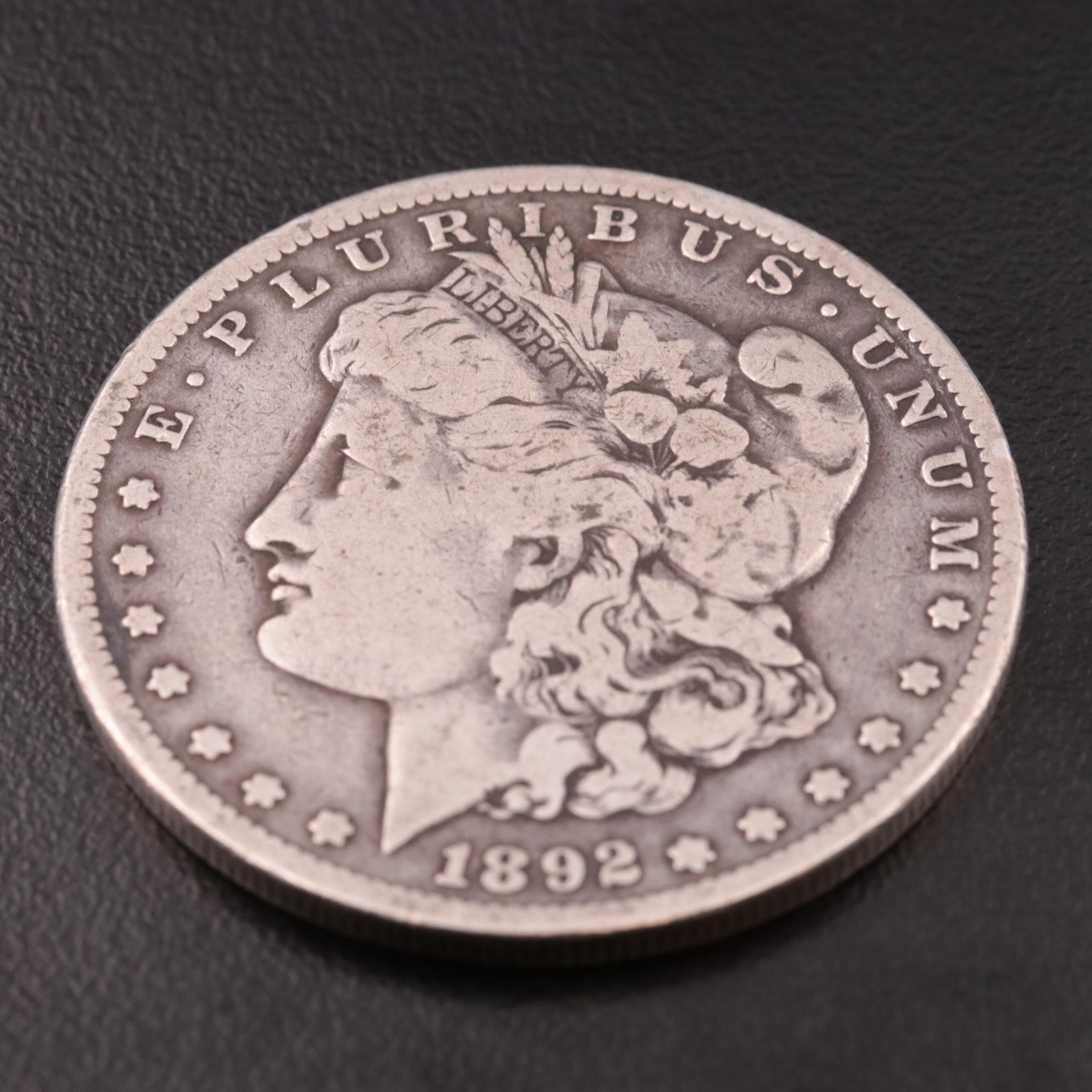 1892 Morgan Silver Dollar