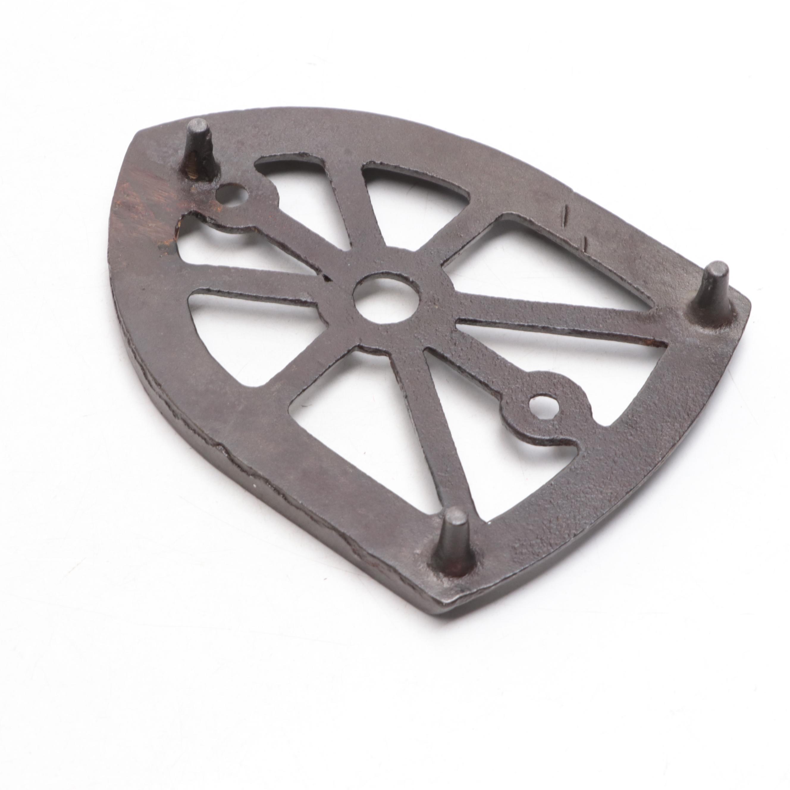 Antique Sad Irons with Sad Iron Holder