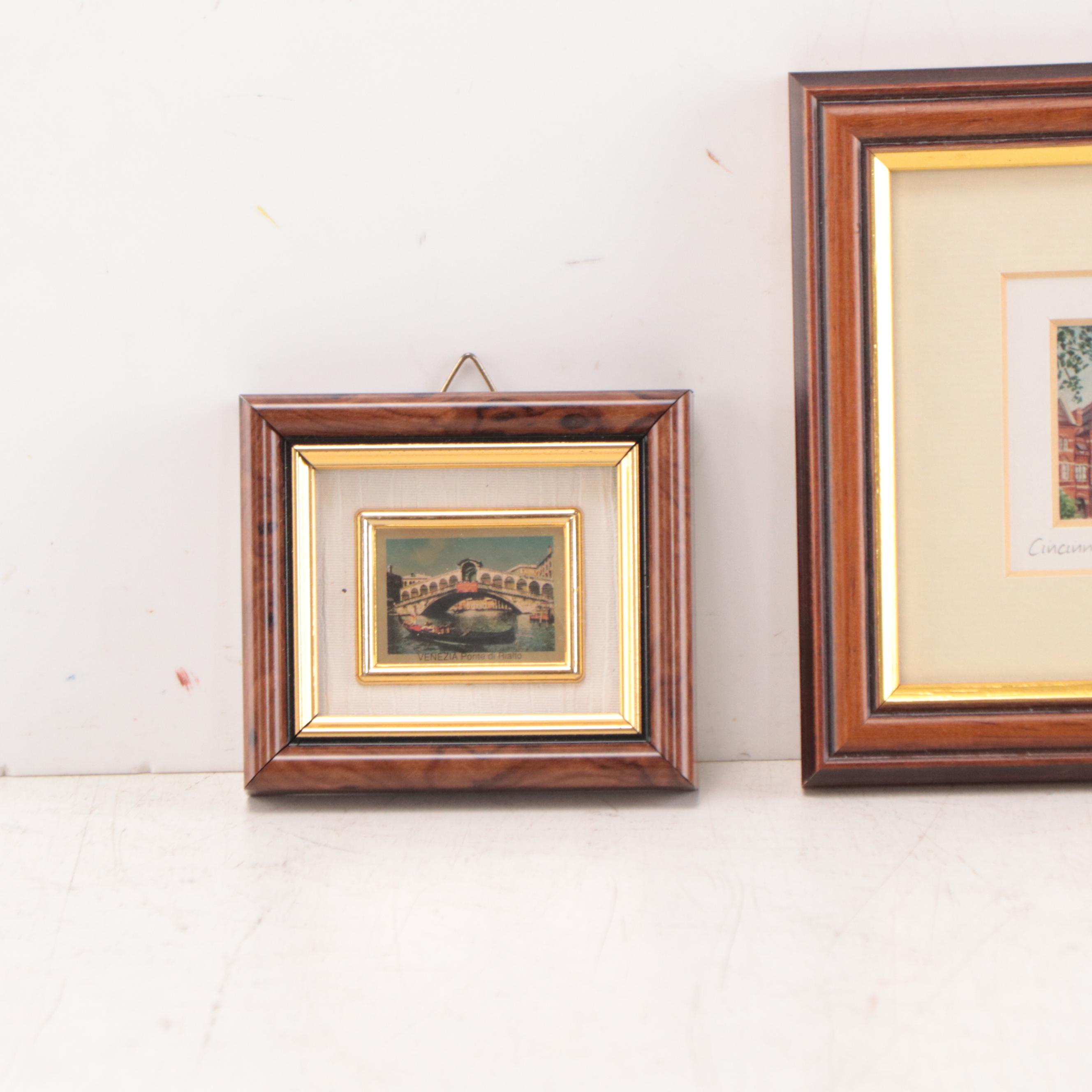 Chromogenic Color Print After Watercolor Painting "Cincinnati Music Hall," More