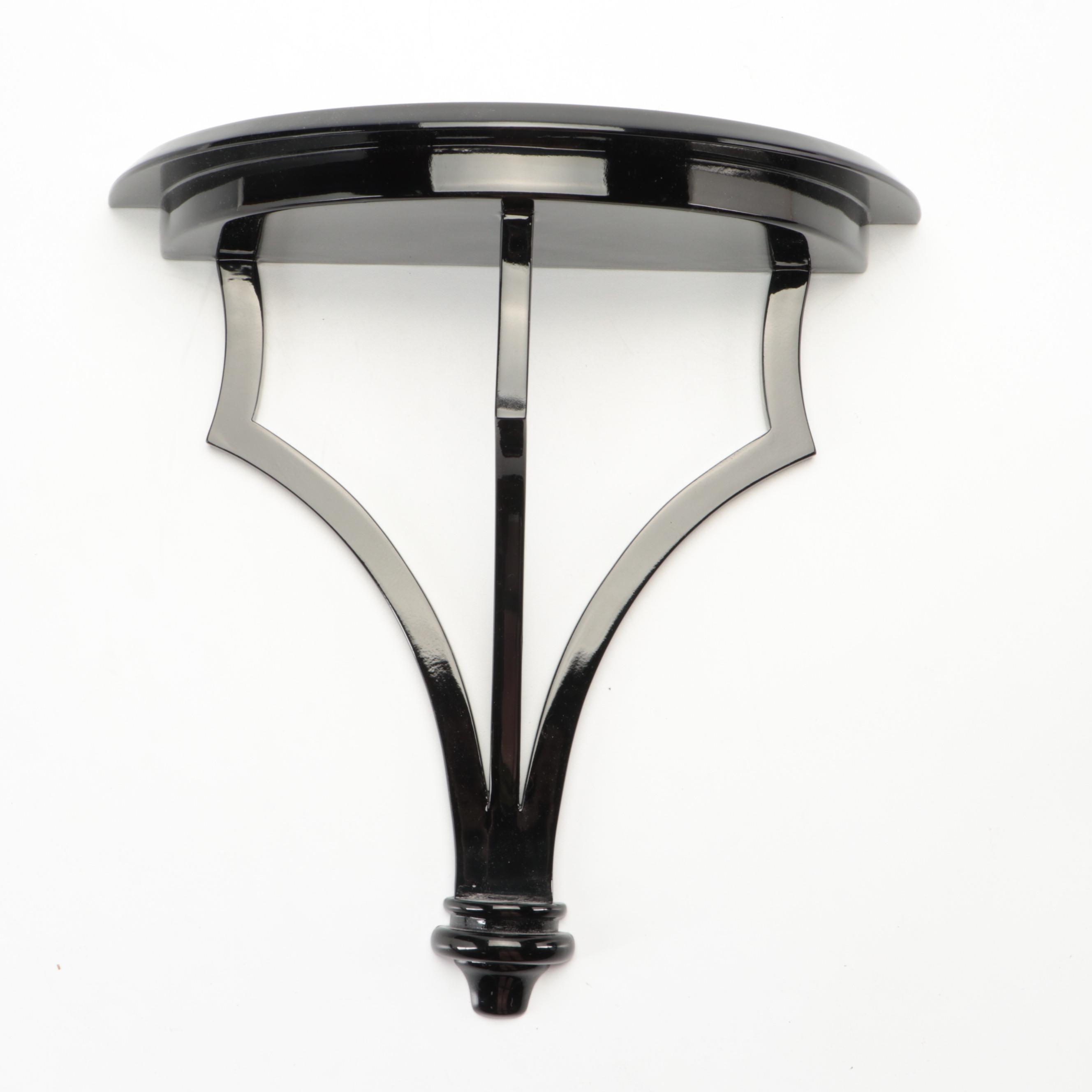 Williams-Sonoma Home Black Lacquer Wall Shelves