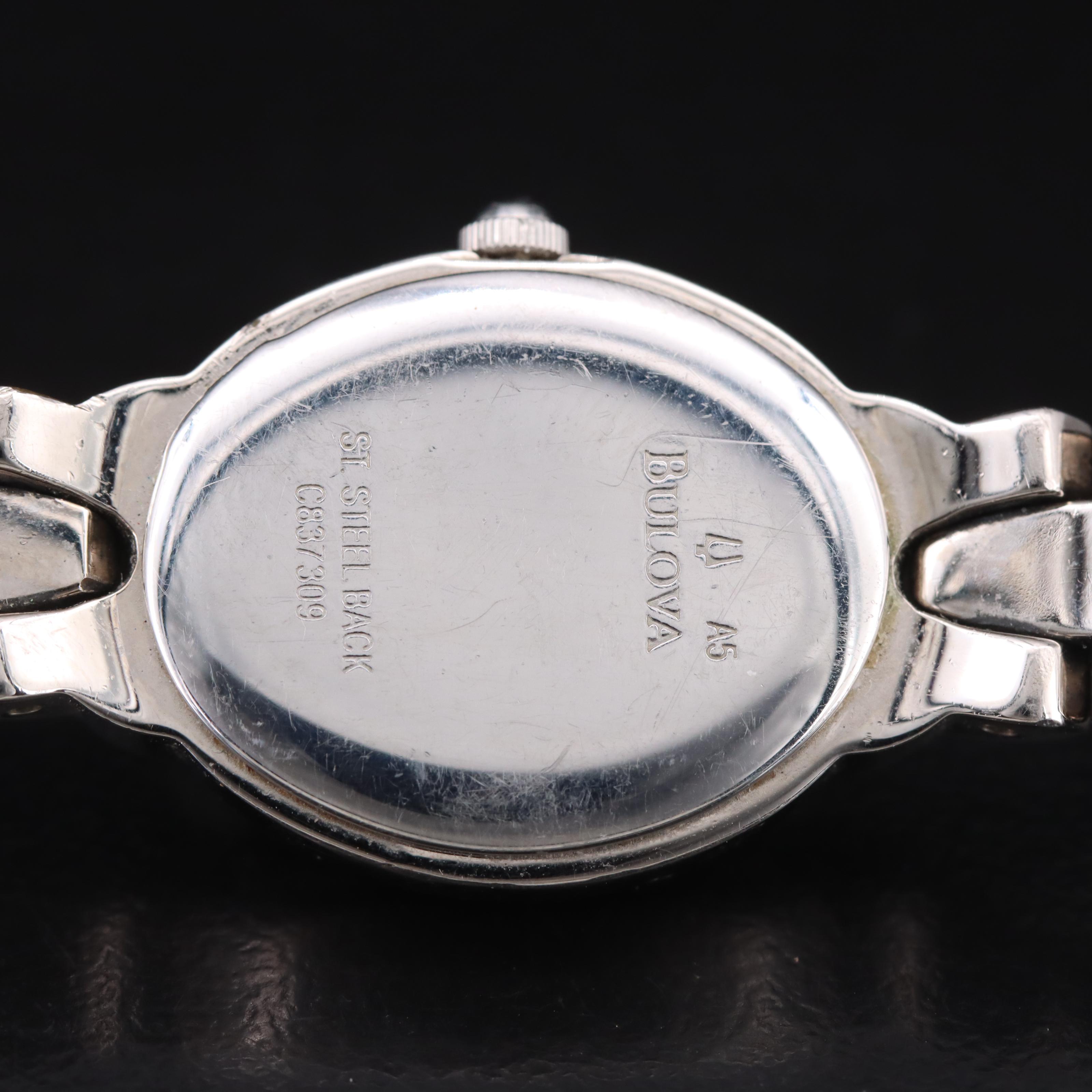 2005 Bulova Stainless Steel Quartz Watch