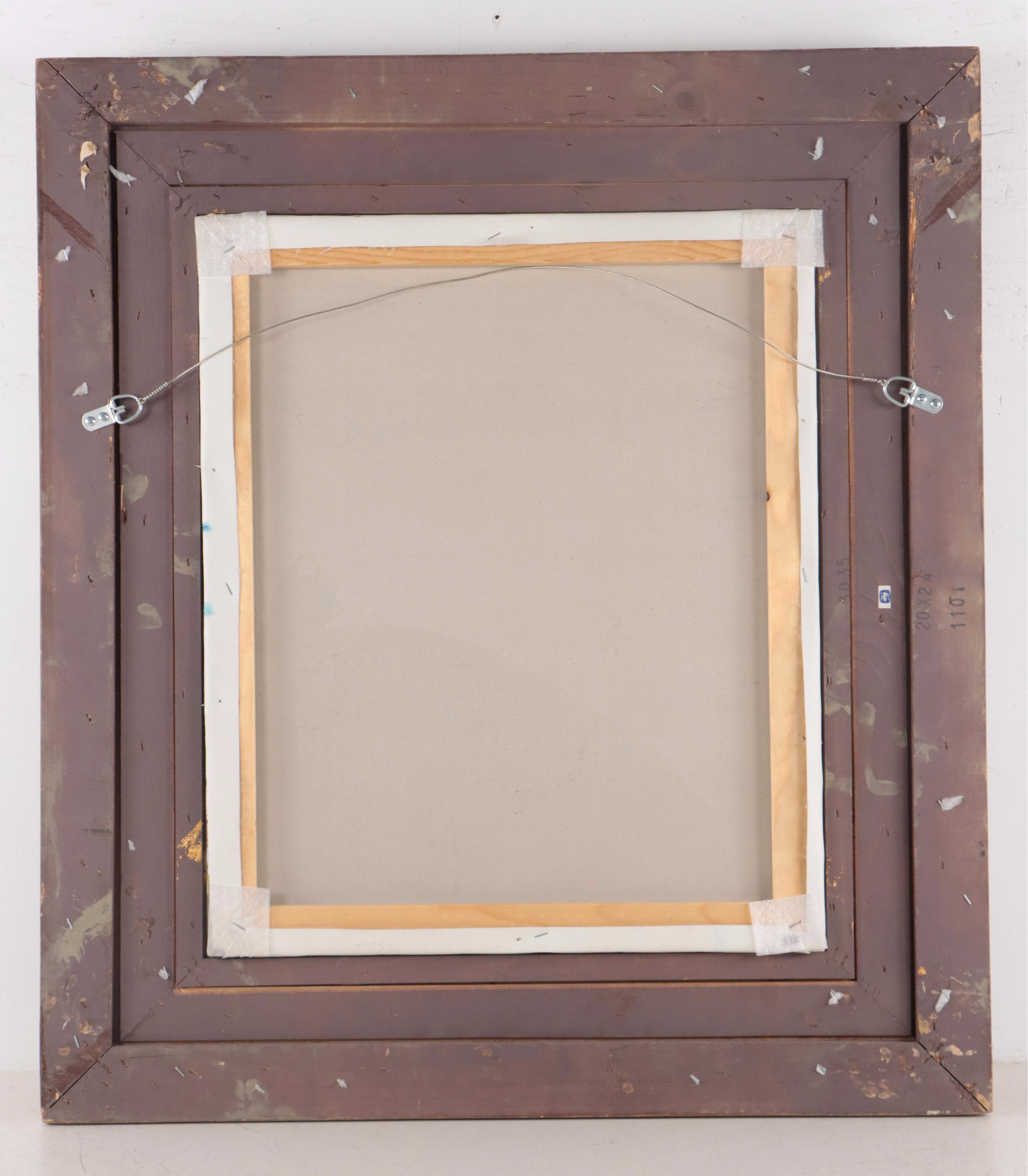 Parisian Street Scene Oil Painting, 21st Century