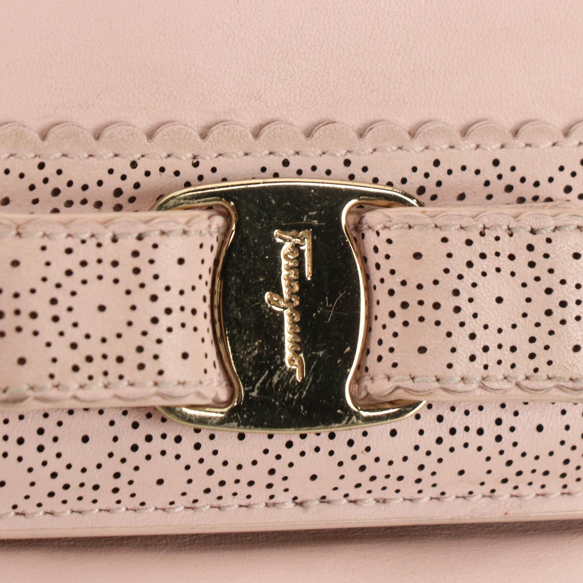 Salvatore Ferragamo Vara Bow Crossbody Bag in Leather