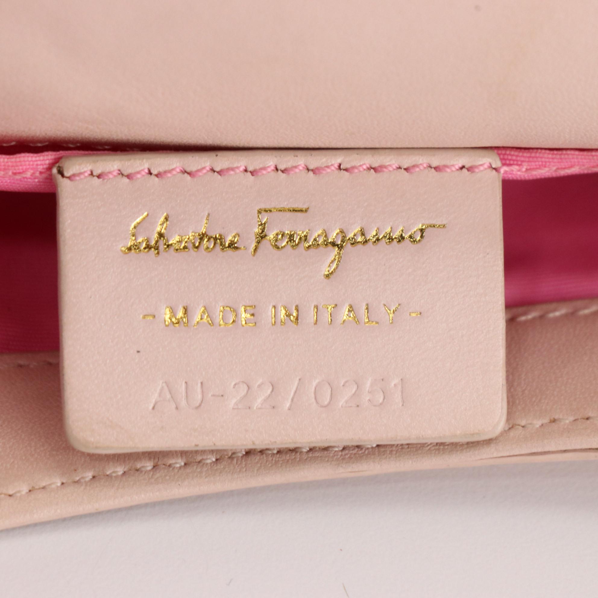 Salvatore Ferragamo Vara Bow Crossbody Bag in Leather