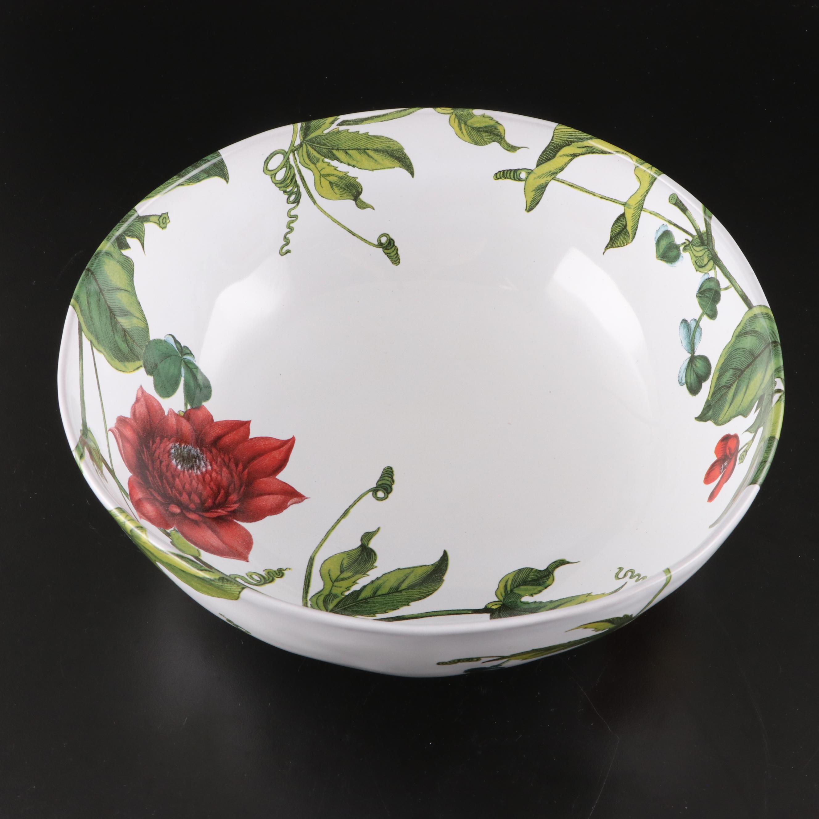 Juliska Ceramics "Field of Flowers" Ceramic Serveware with Portmeirion Ramekins