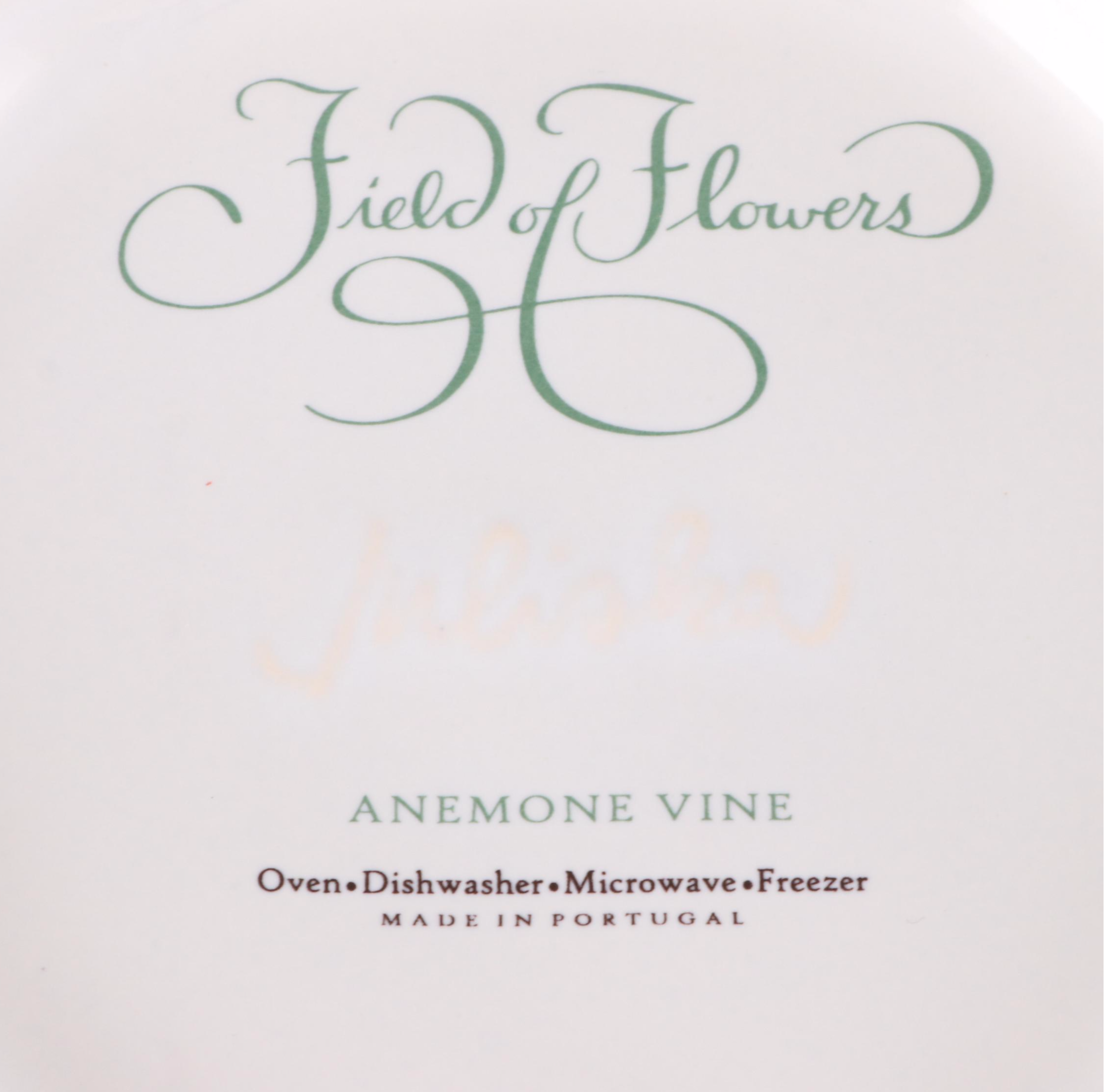 Juliska Ceramics "Field of Flowers" Ceramic Serveware with Portmeirion Ramekins