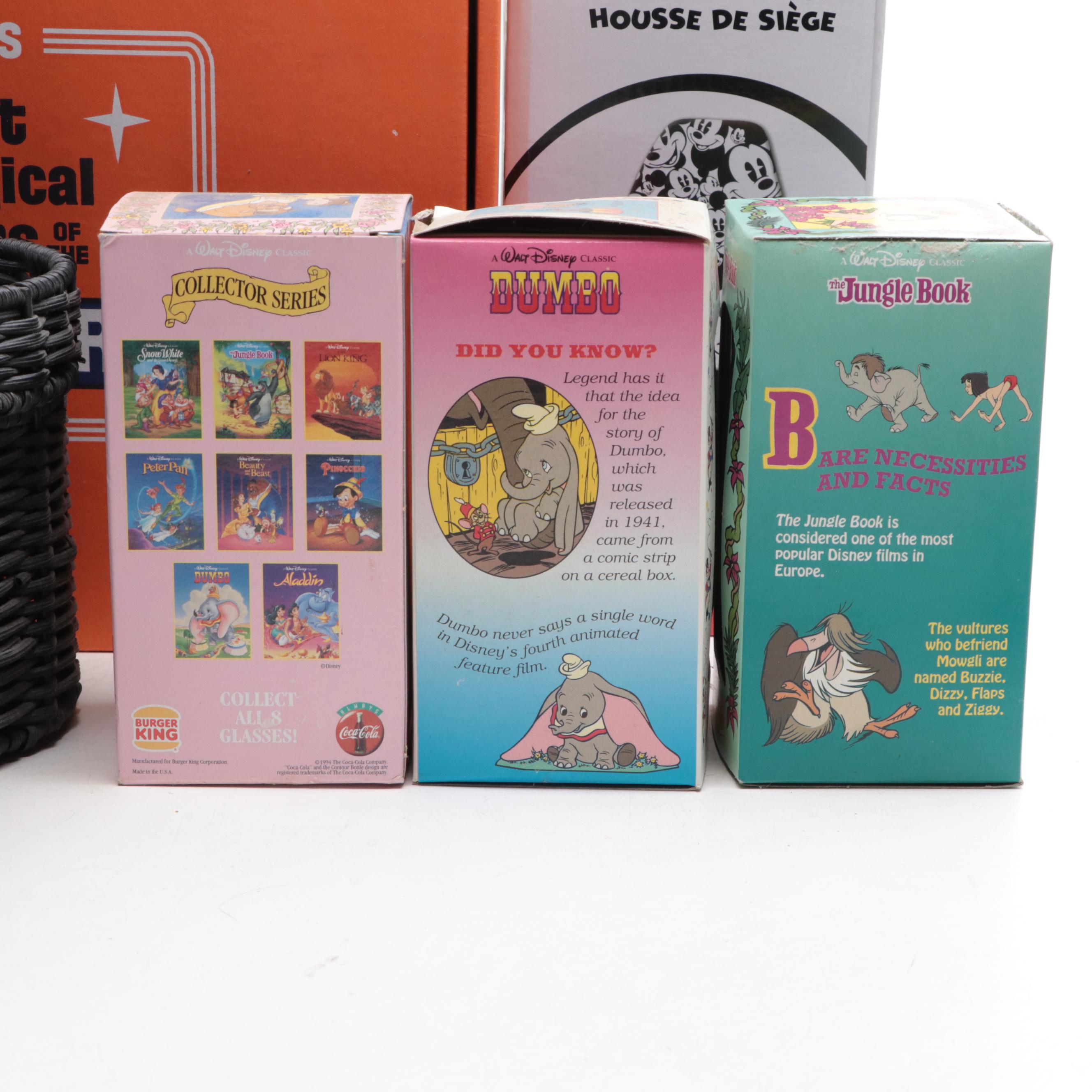 Disney Mickey Mouse Tote Cooler, Seat Cover, Lunchbox, Tumblers and More