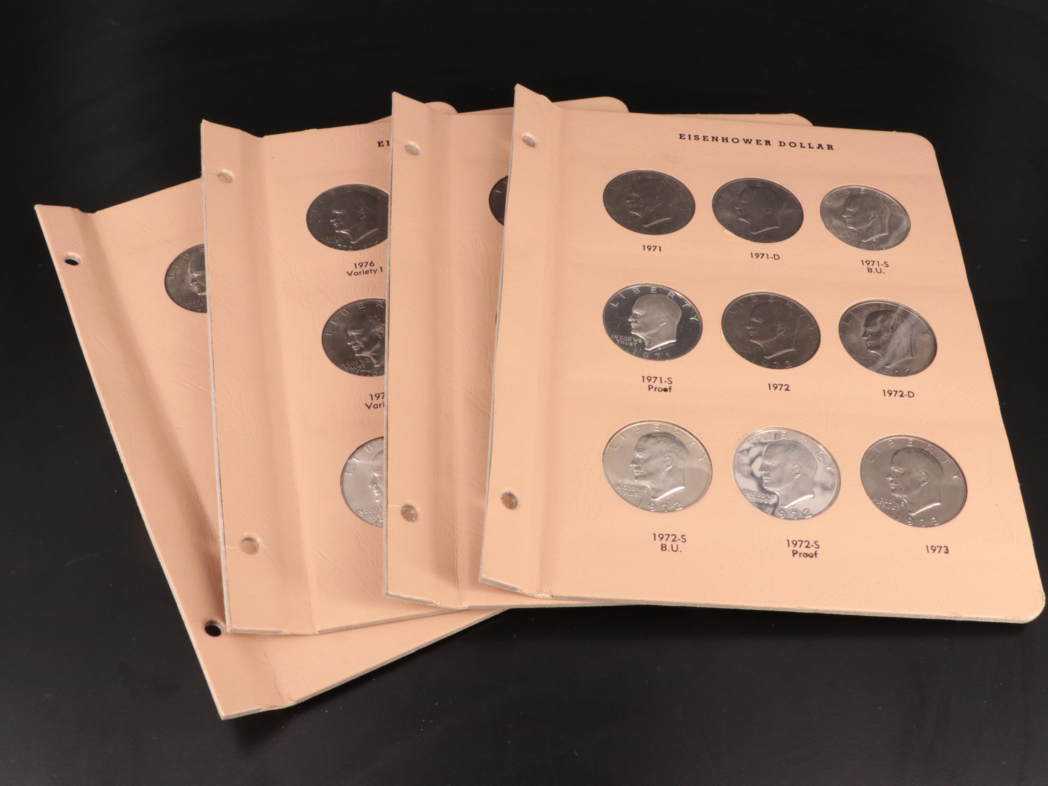 Complete Collection of Eisenhower Dollars, 1971-1978 Plus Eighty-Nine More