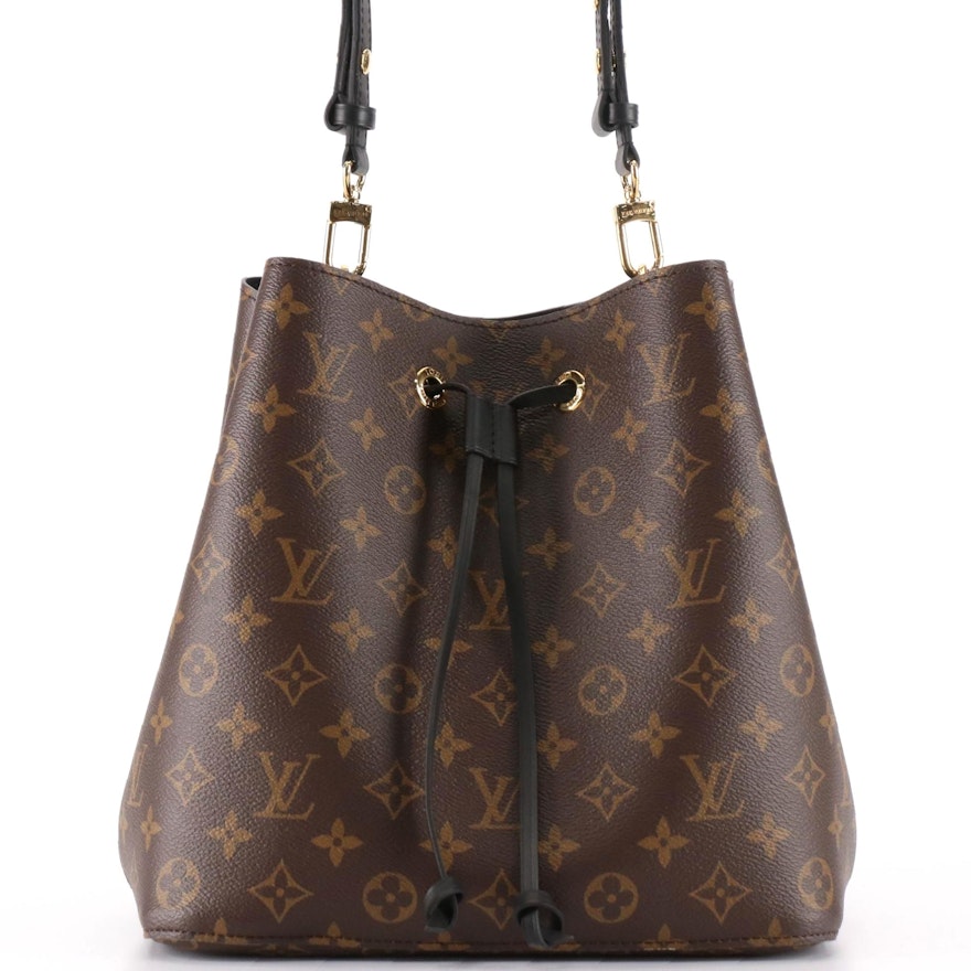 Louis Vuitton NéoNoé MM Bag in Monogram Canvas and Leather with Box