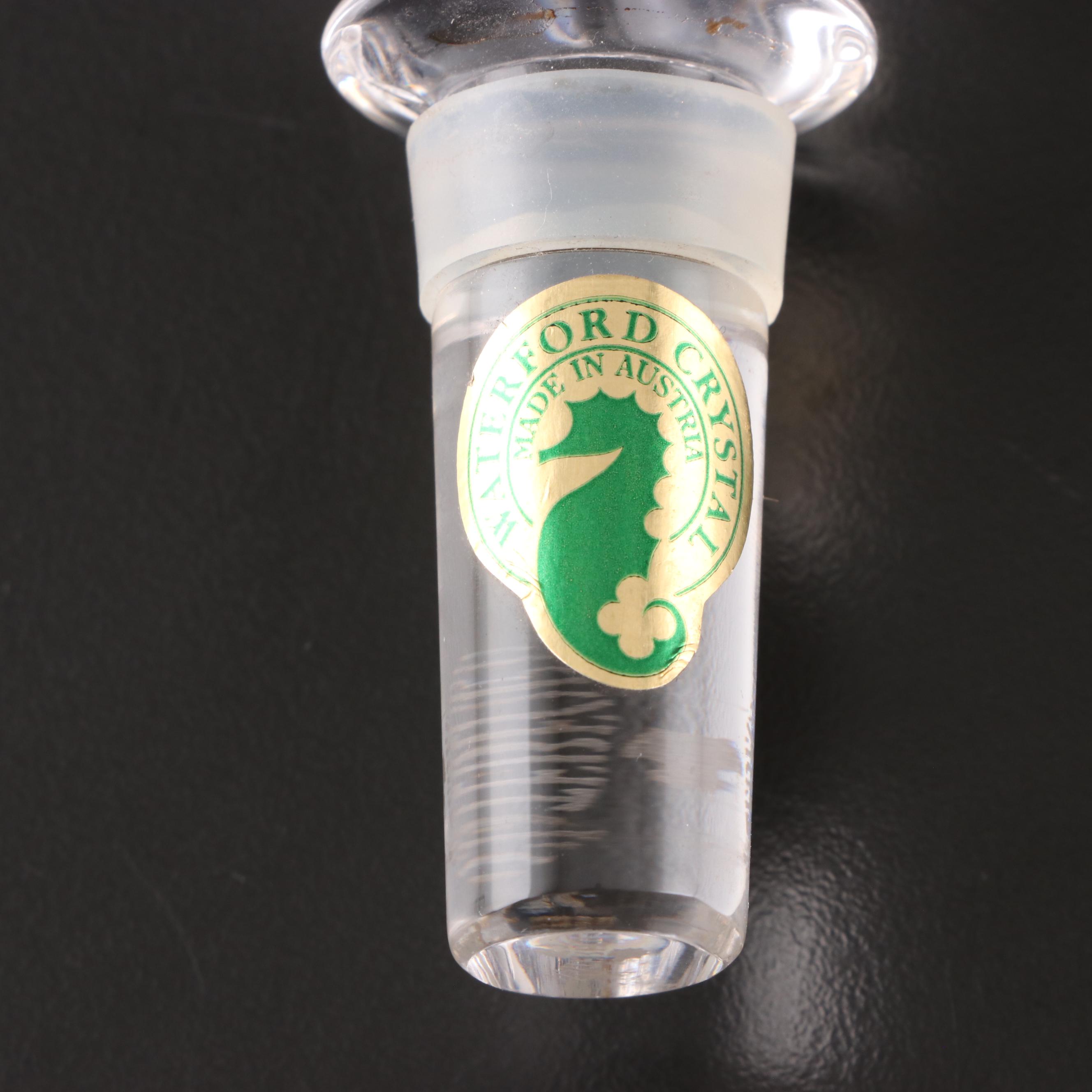 Waterford Crystal Horse Head with Churchill Downs Bottle Stoppers