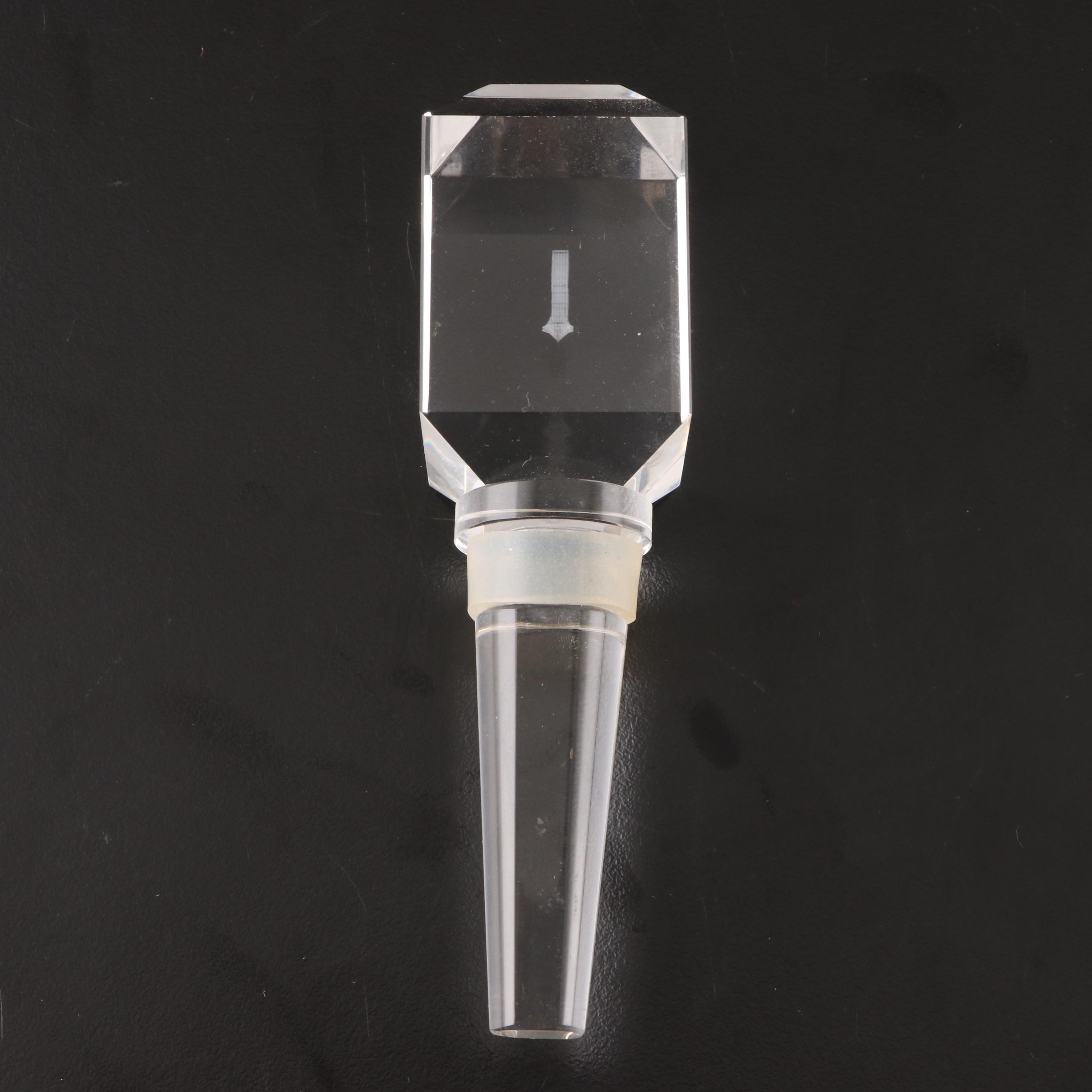 Waterford Crystal Horse Head with Churchill Downs Bottle Stoppers