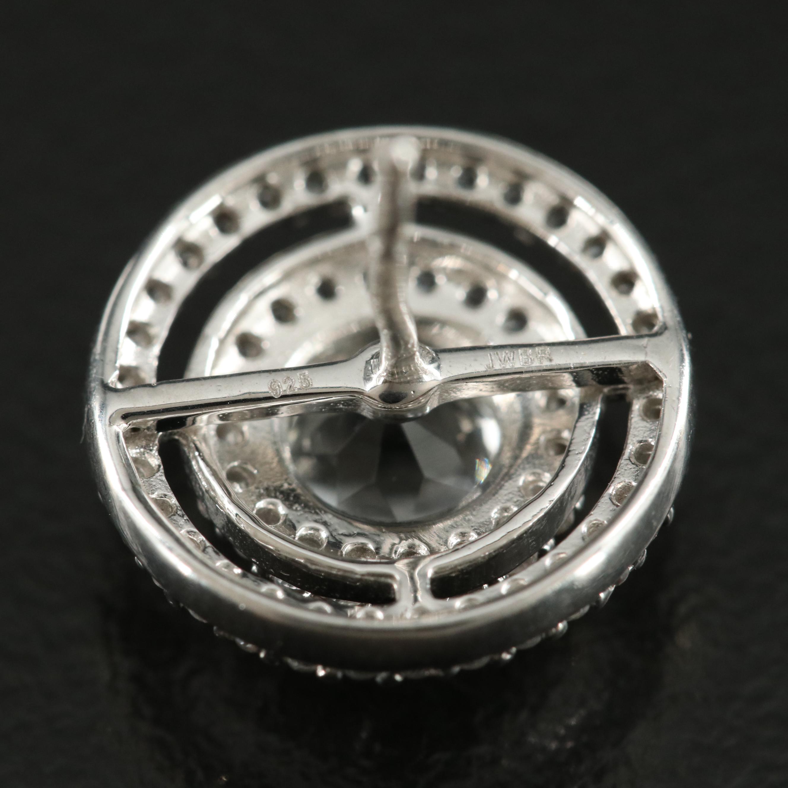 Sterling Sapphire Earrings