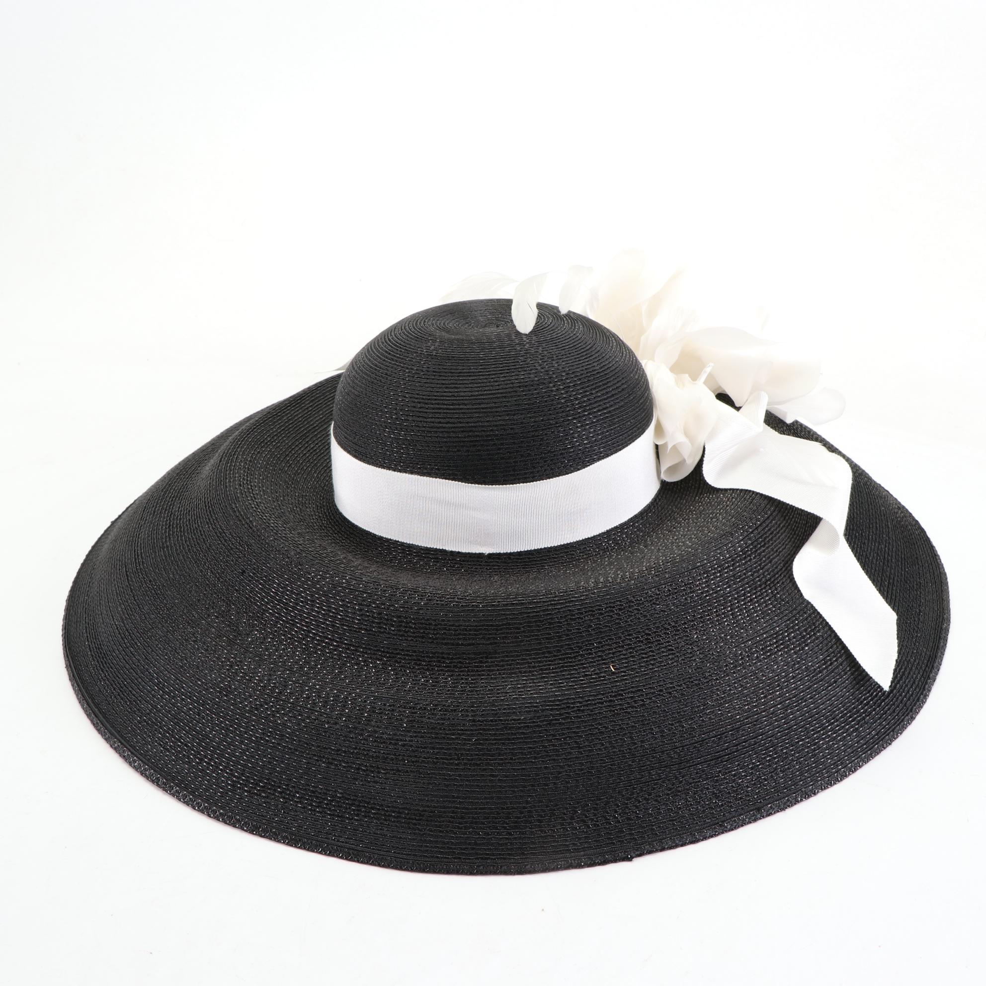 Patricia Underwood for Escada and Marzi Wide Brim Hats with Box