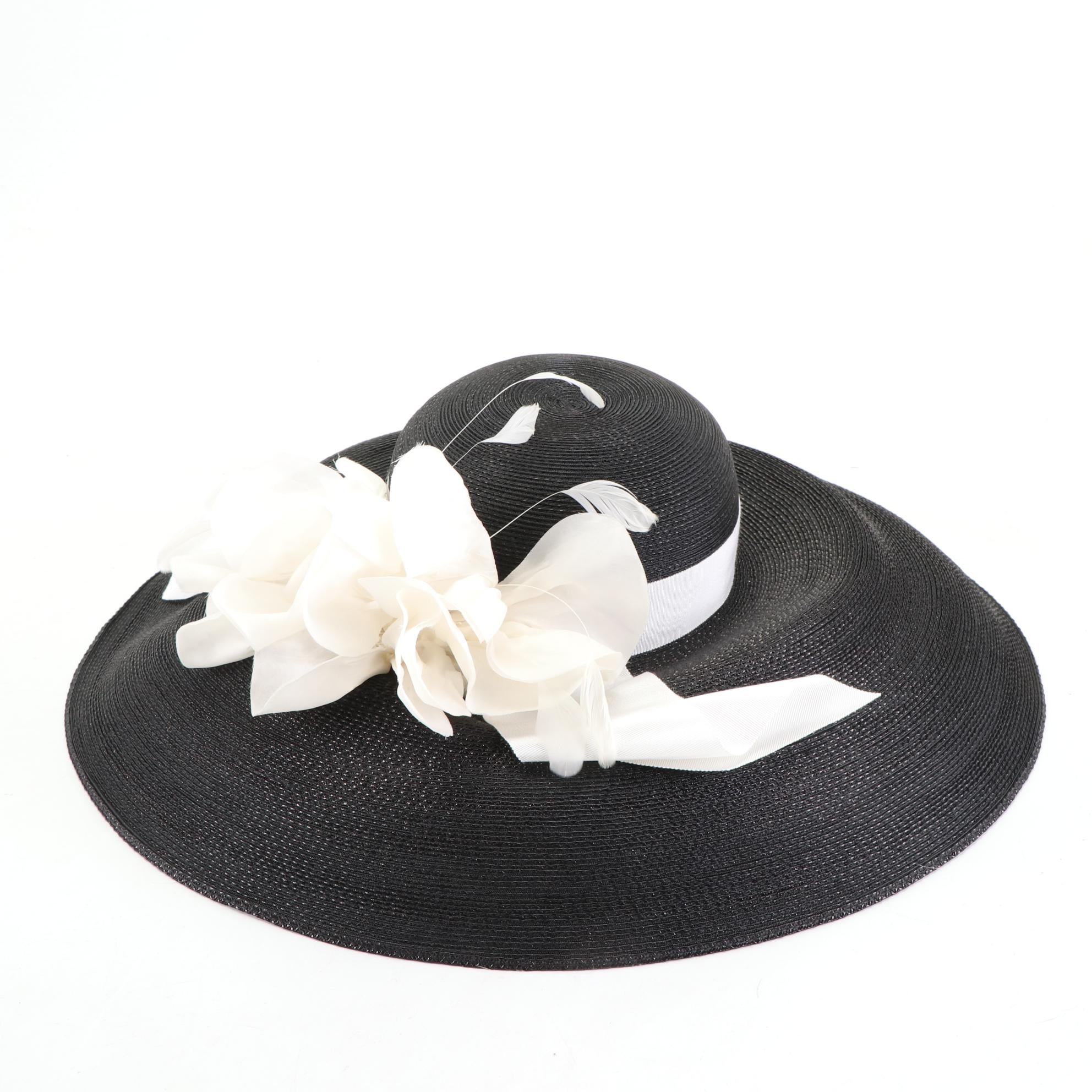 Patricia Underwood for Escada and Marzi Wide Brim Hats with Box