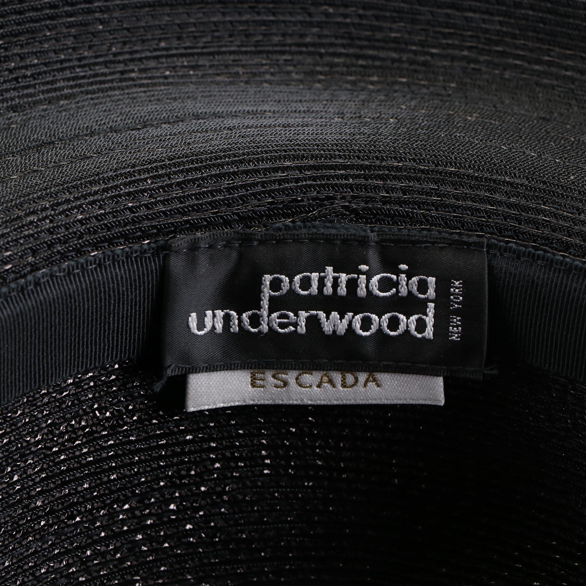 Patricia Underwood for Escada and Marzi Wide Brim Hats with Box