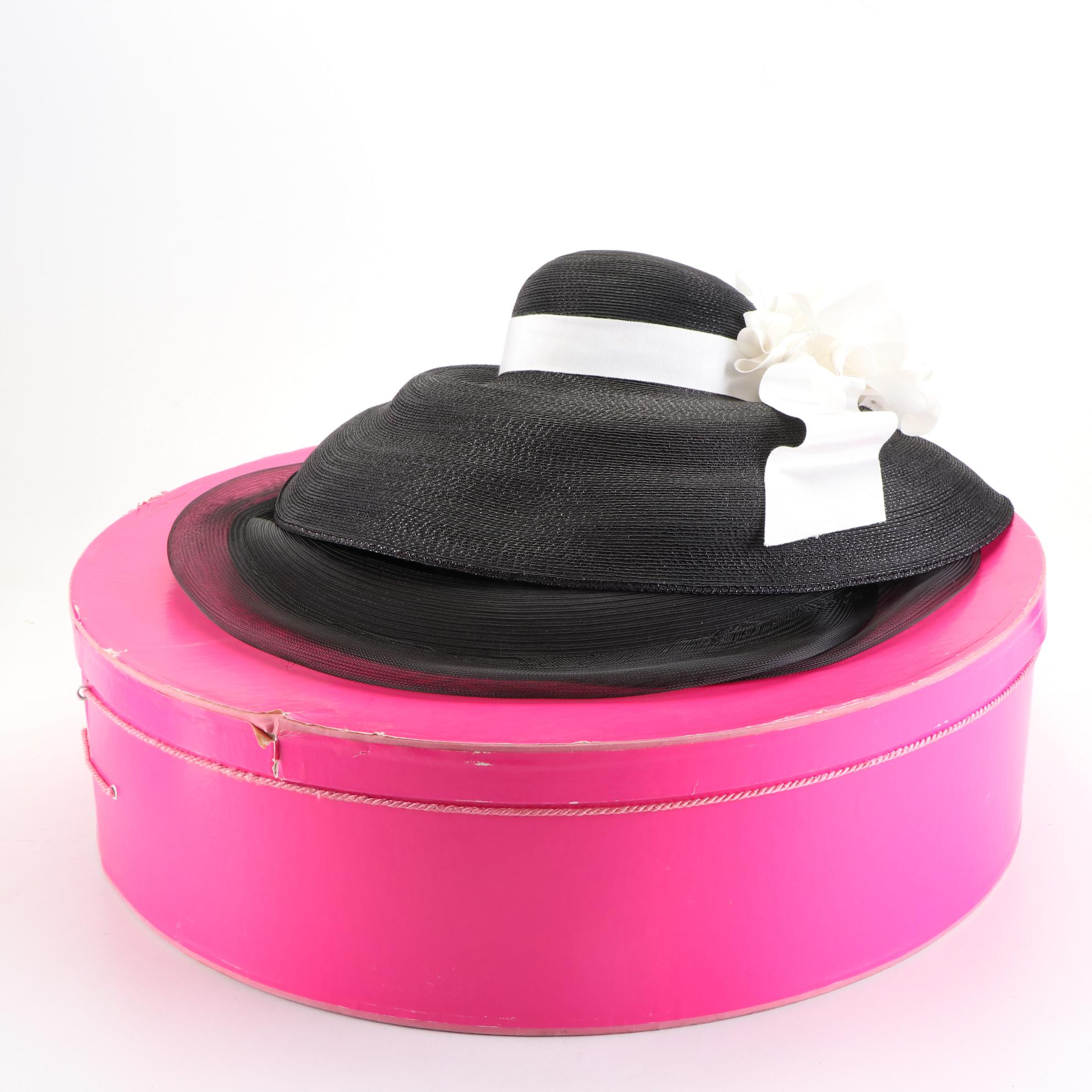 Patricia Underwood for Escada and Marzi Wide Brim Hats with Box