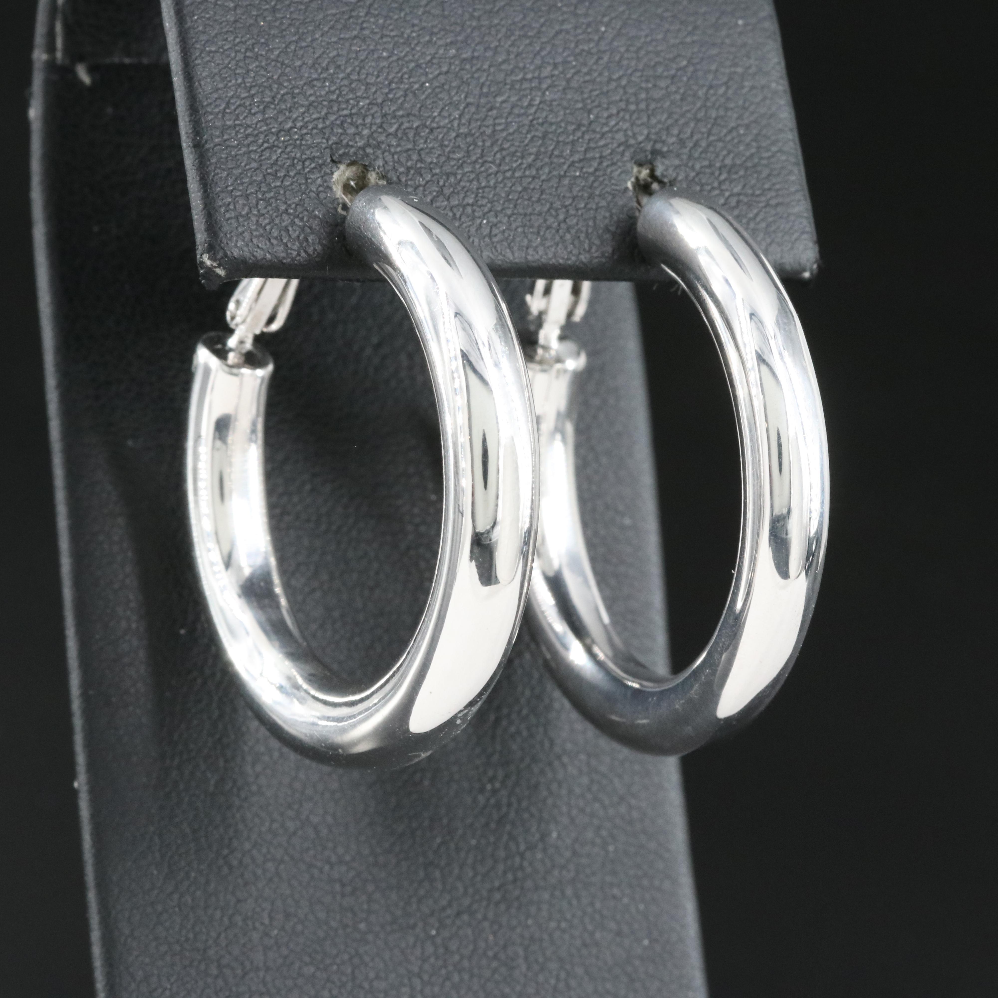Sterling Hoop Earrings