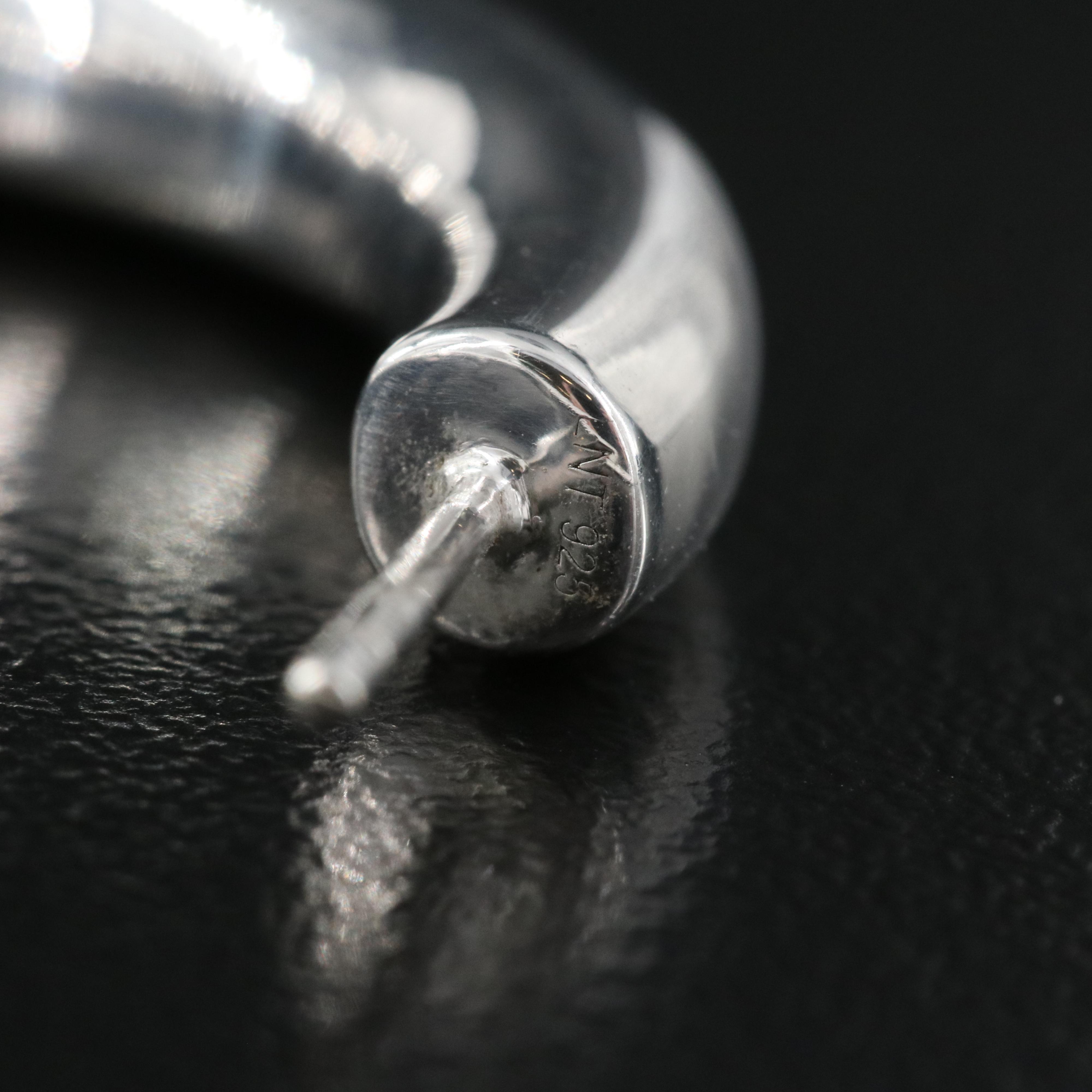 Sterling Hoop Earrings