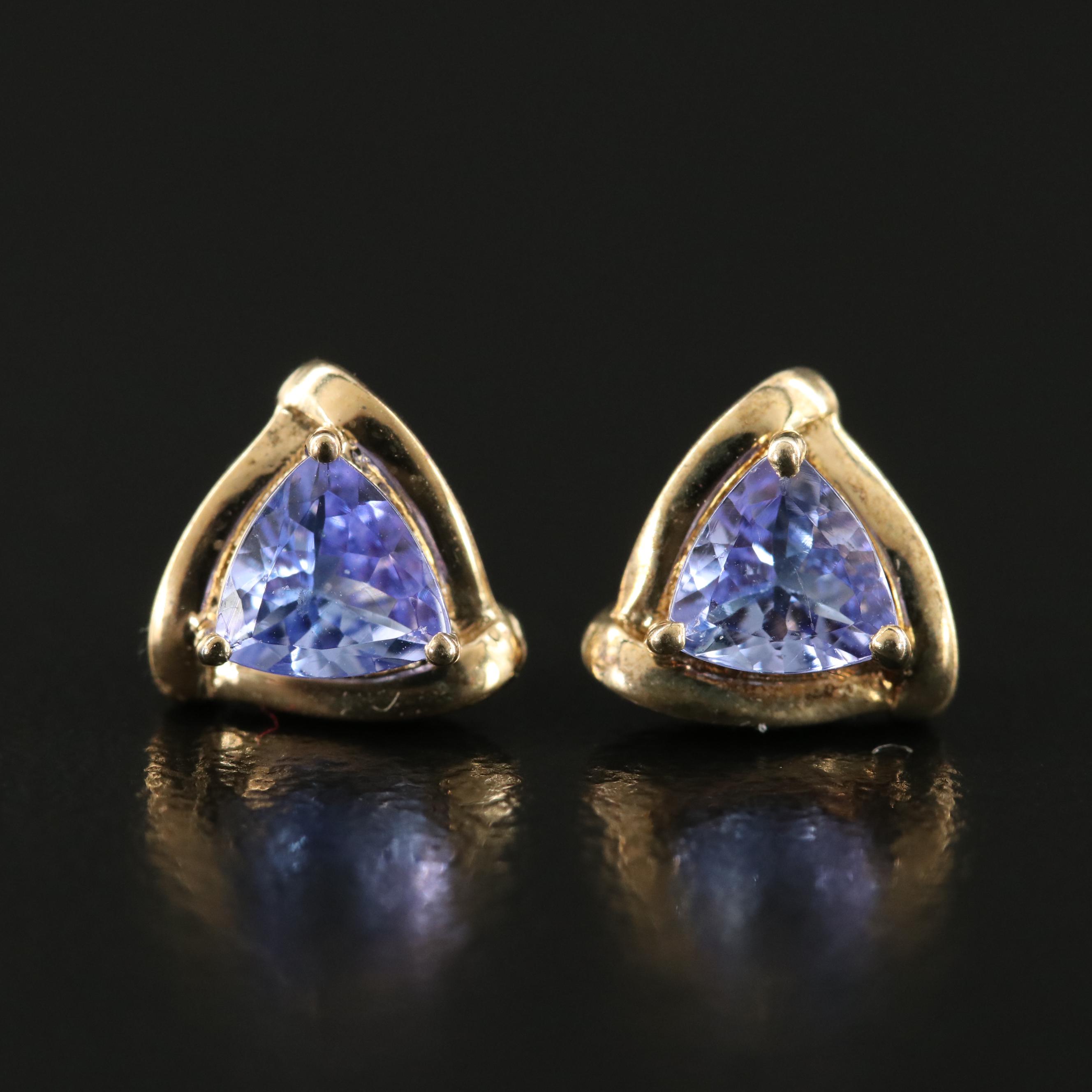 Sterling Tanzanite Earrings