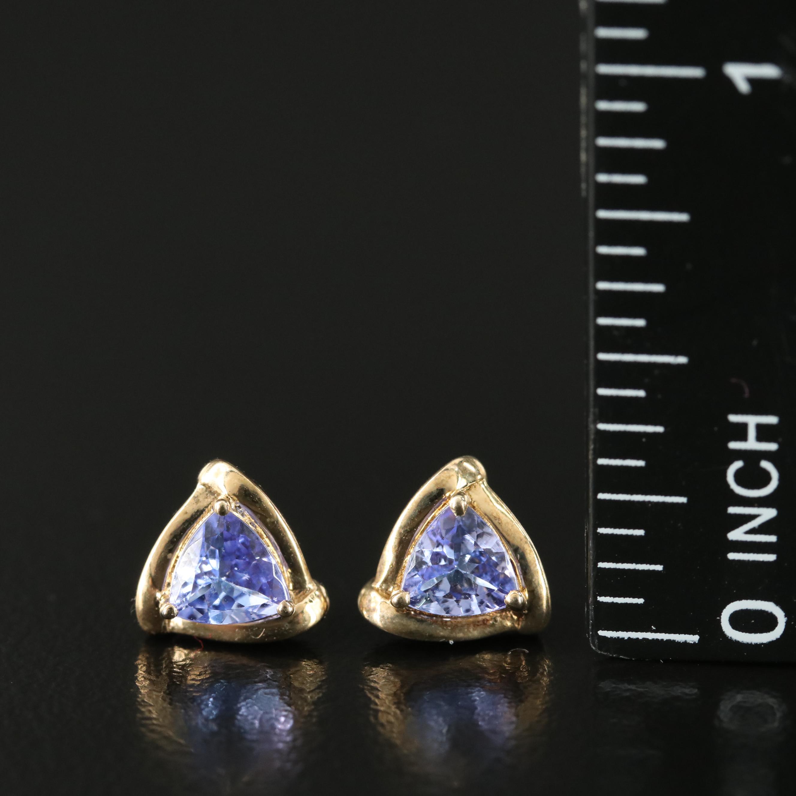 Sterling Tanzanite Earrings