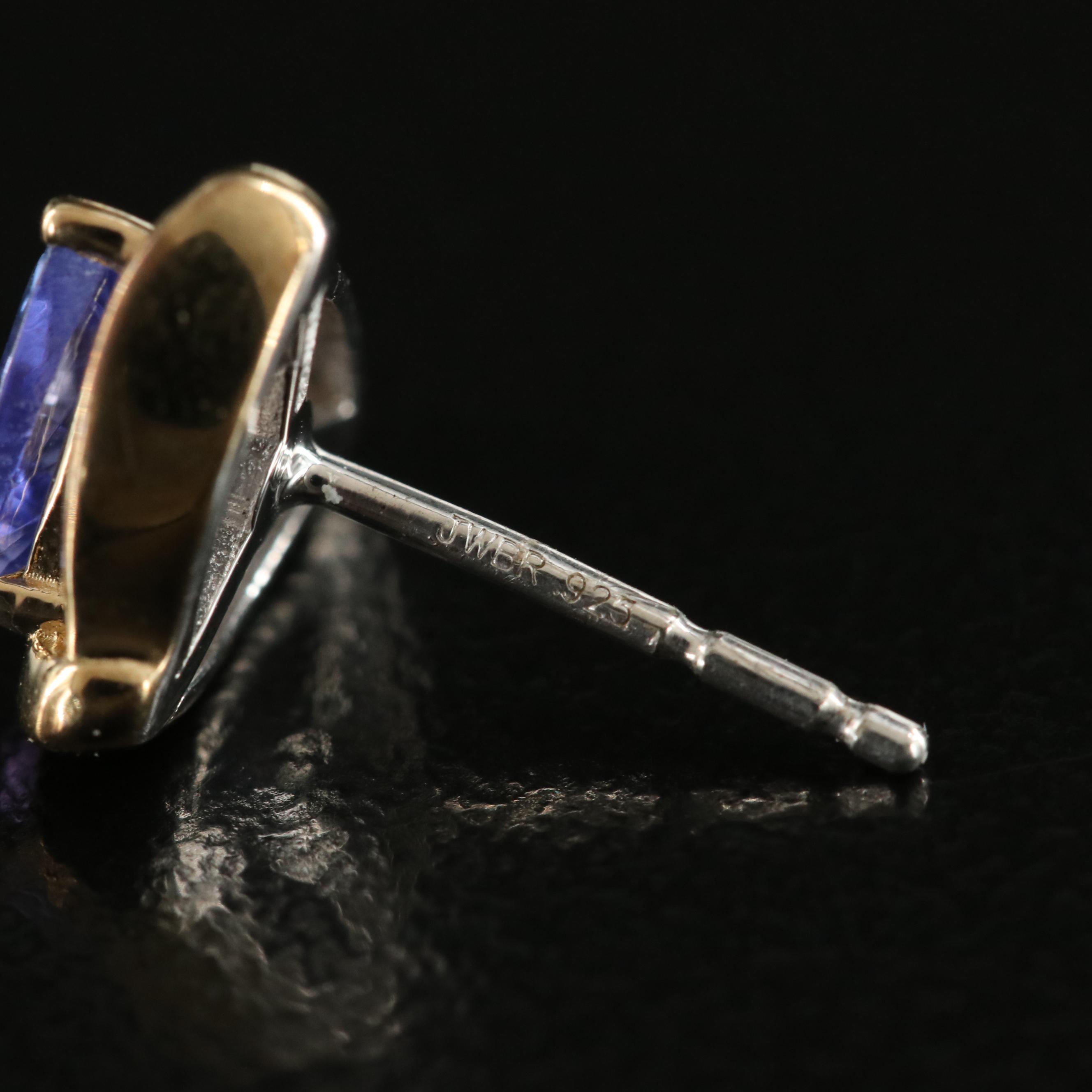 Sterling Tanzanite Earrings