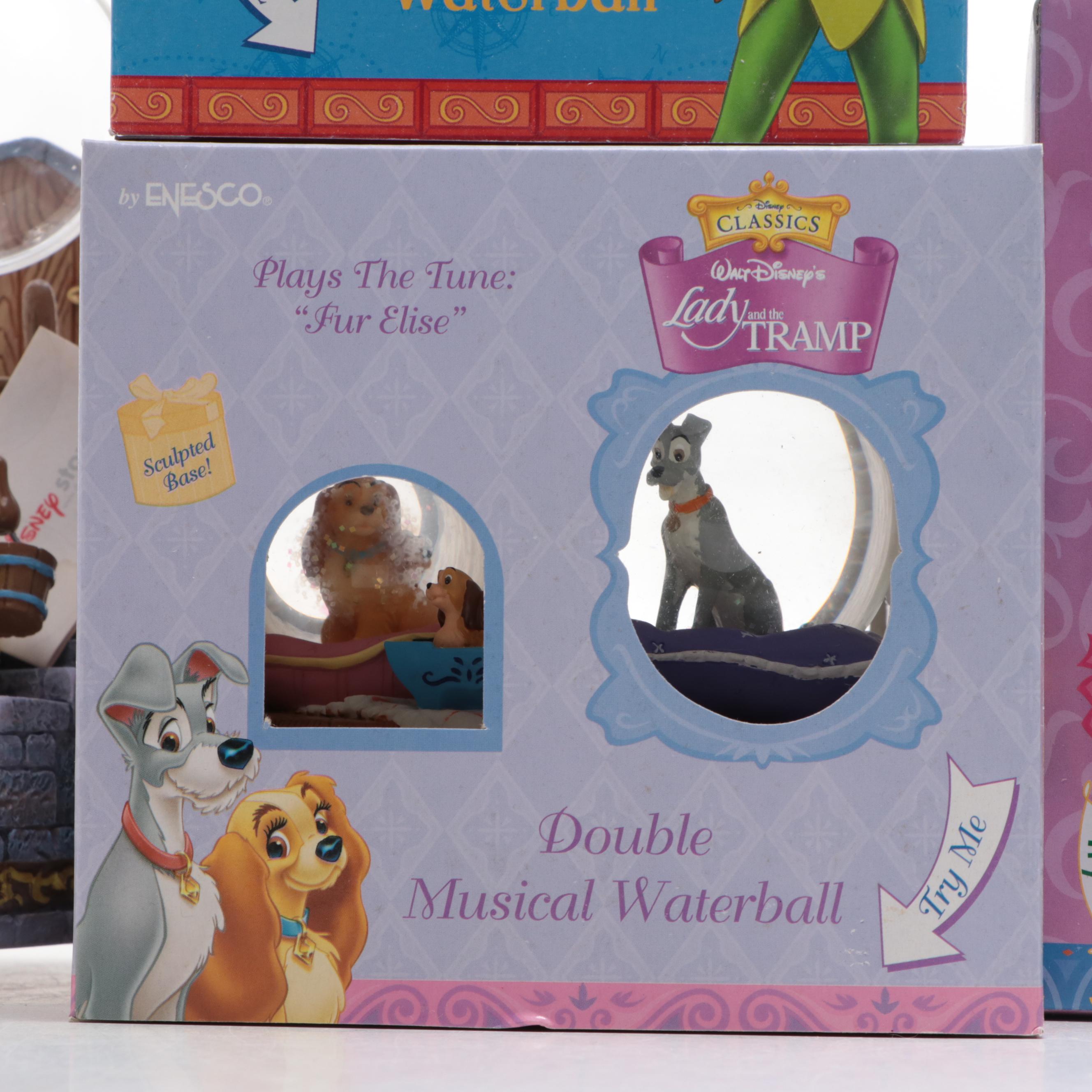 Disney "Sorcerer Mickey" and Other Disney Classics Snow Globes