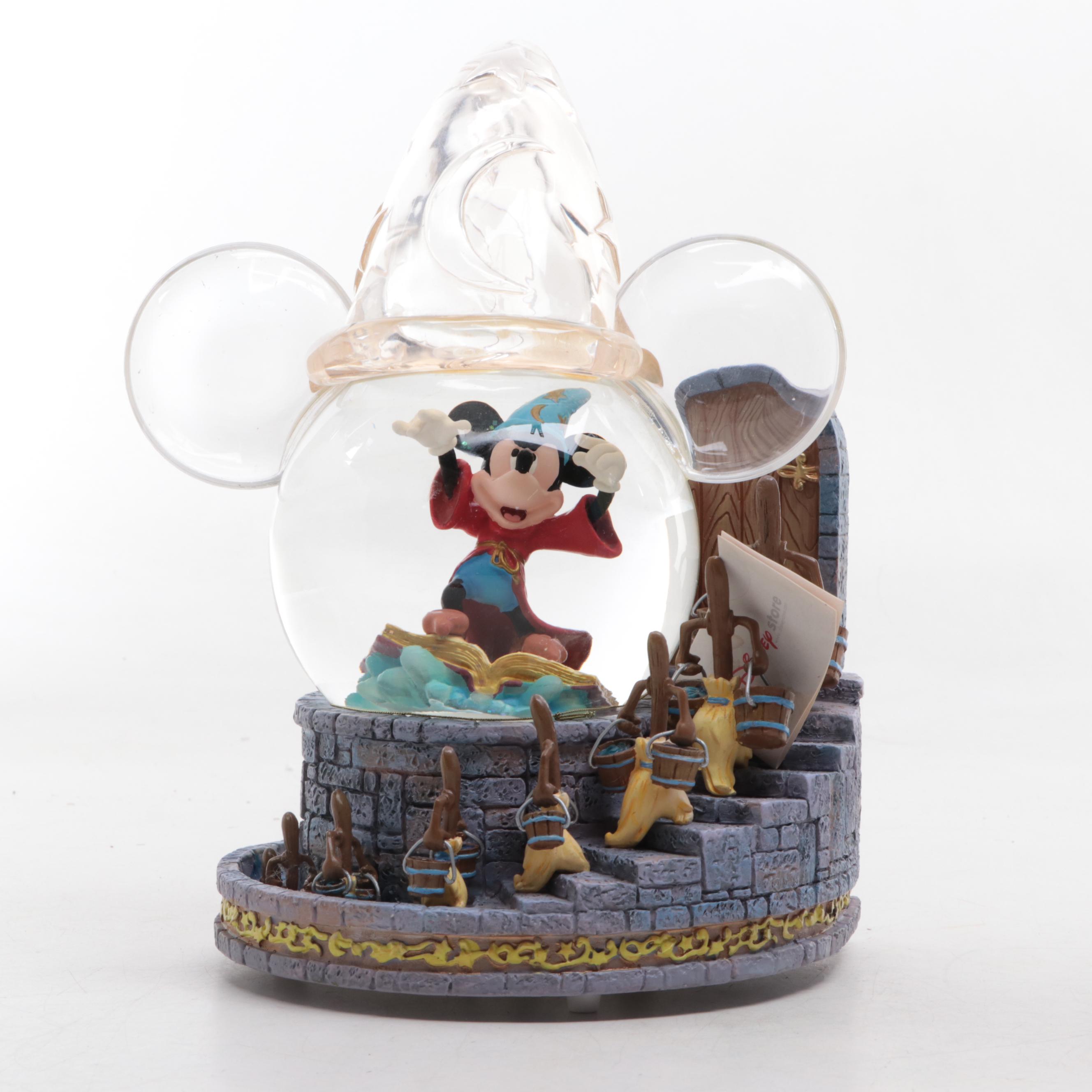 Disney "Sorcerer Mickey" and Other Disney Classics Snow Globes